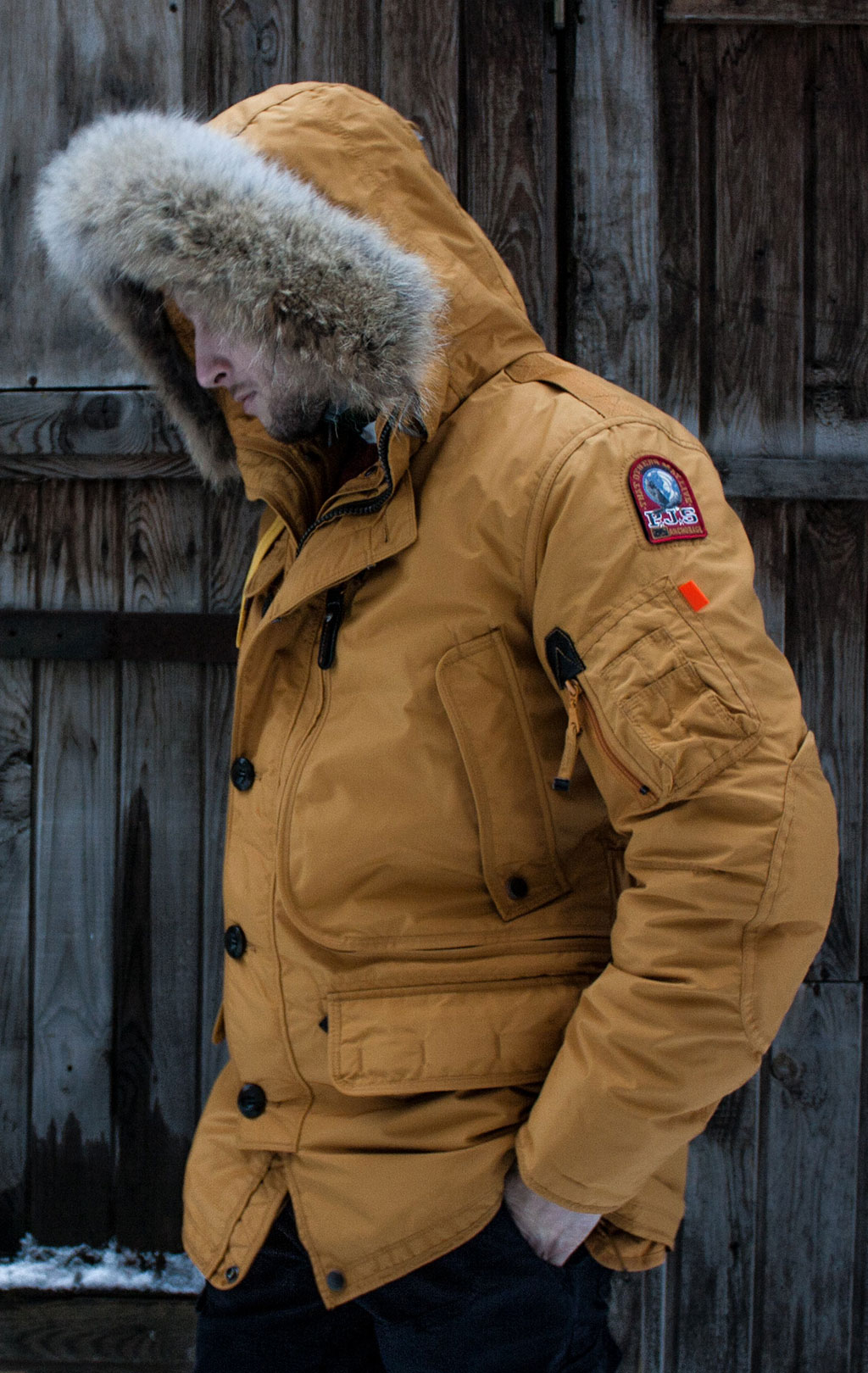 Аляска-пуховик PARAJUMPERS KODIAK safron 