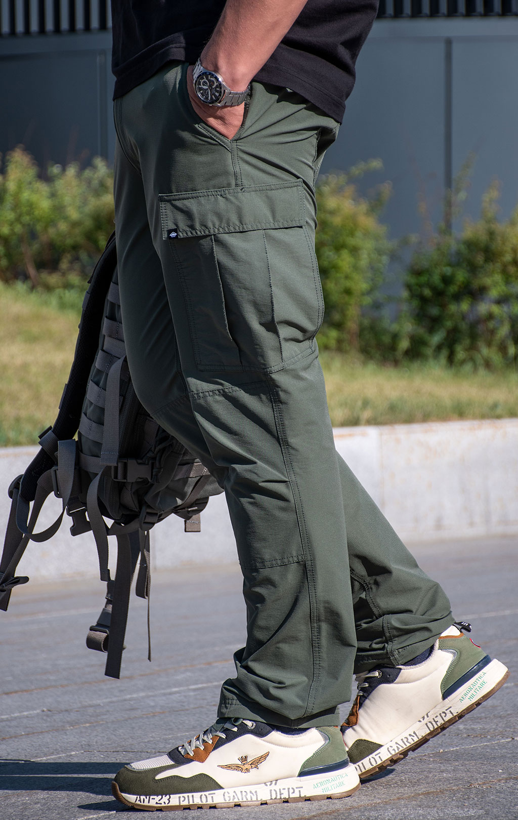 Брюки тактические Pentagon BDU 2.0 TROPIC big size нейлон94%/эластейн6% Rip-Stop stratch green camo CG06 05060 