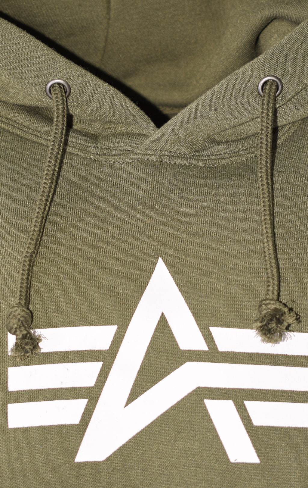 Толстовка ALPHA INDUSTRIES BASIC LOGO HOODIE olive 