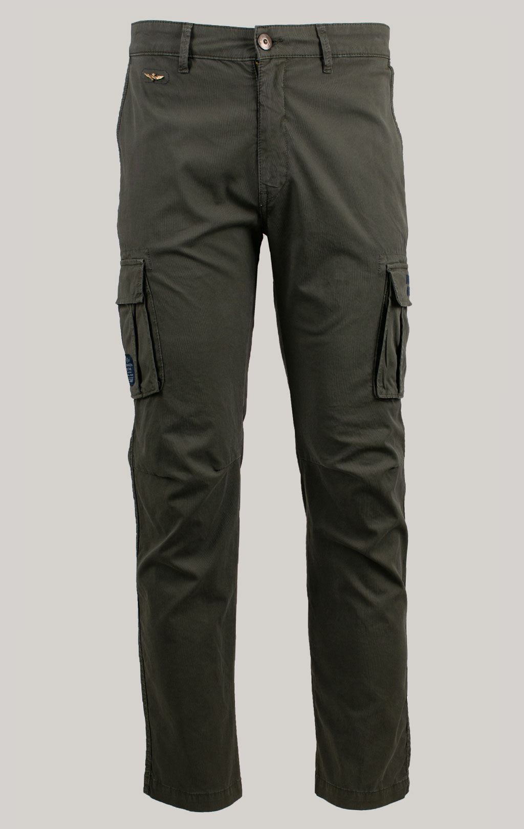Брюки-карго AERONAUTICA MILITARE плотные FW 25/26/AL beluga grey (PA 1329) 