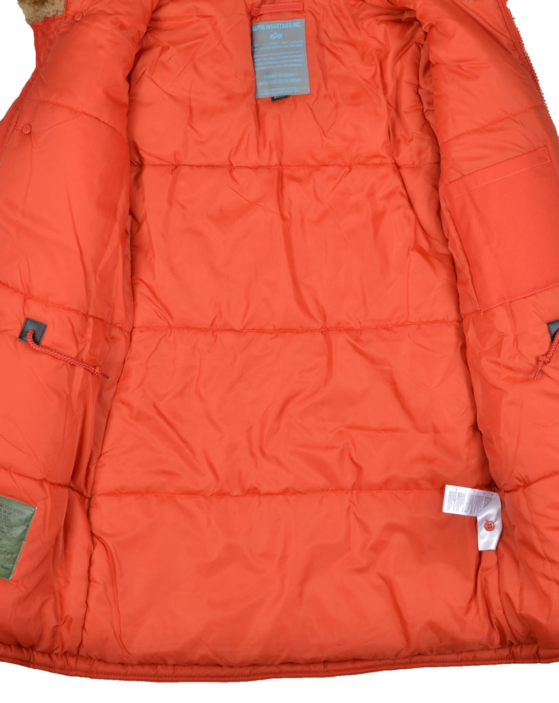 Женская аляска ALPHA INDUSTRIES POLAR red 