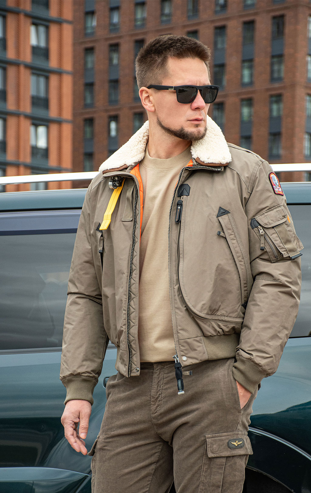 Куртка-пуховик PARAJUMPERS FIRE S. FW 26/27 slate mud 