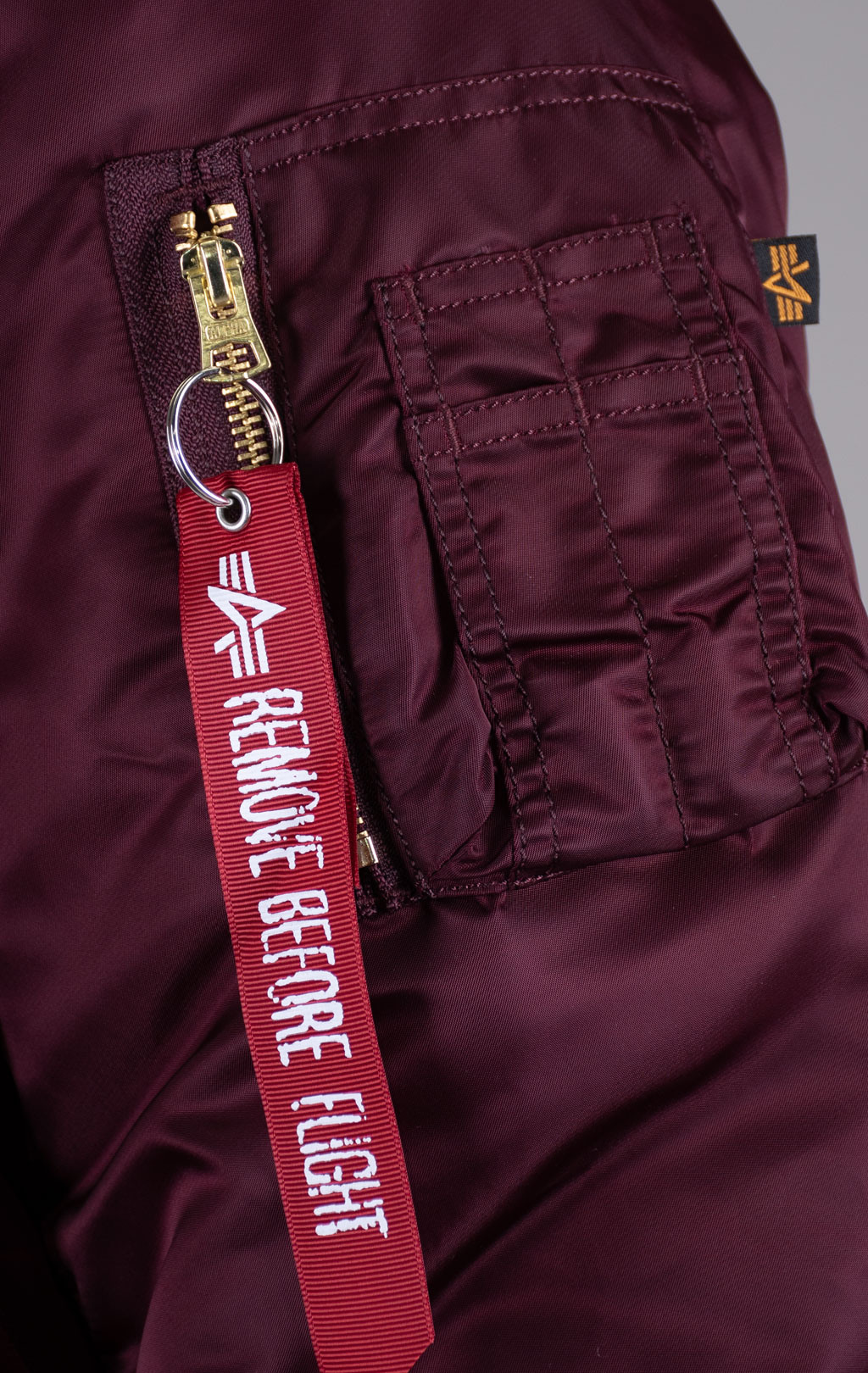 Бомбер ALPHA INDUSTRIES MA-1 HERITAGE dark cherry 