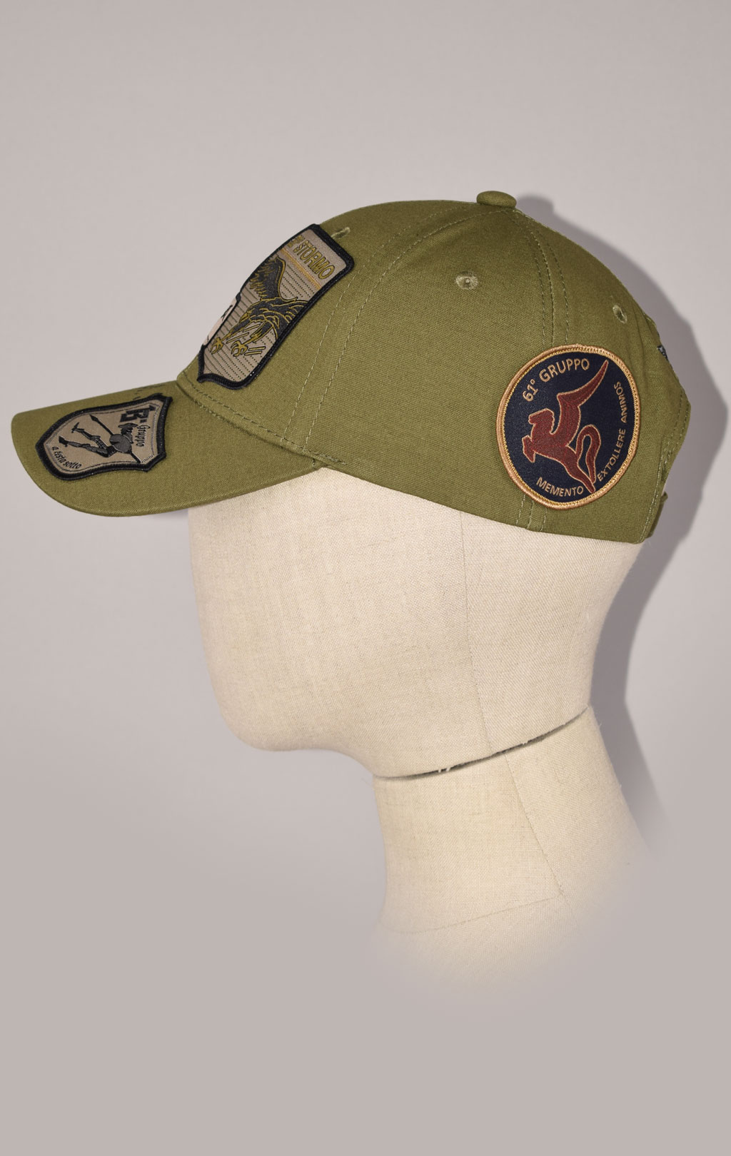 Бейсболка AERONAUTICA MILITARE FW 22/23/CN verdone (HA 1118)