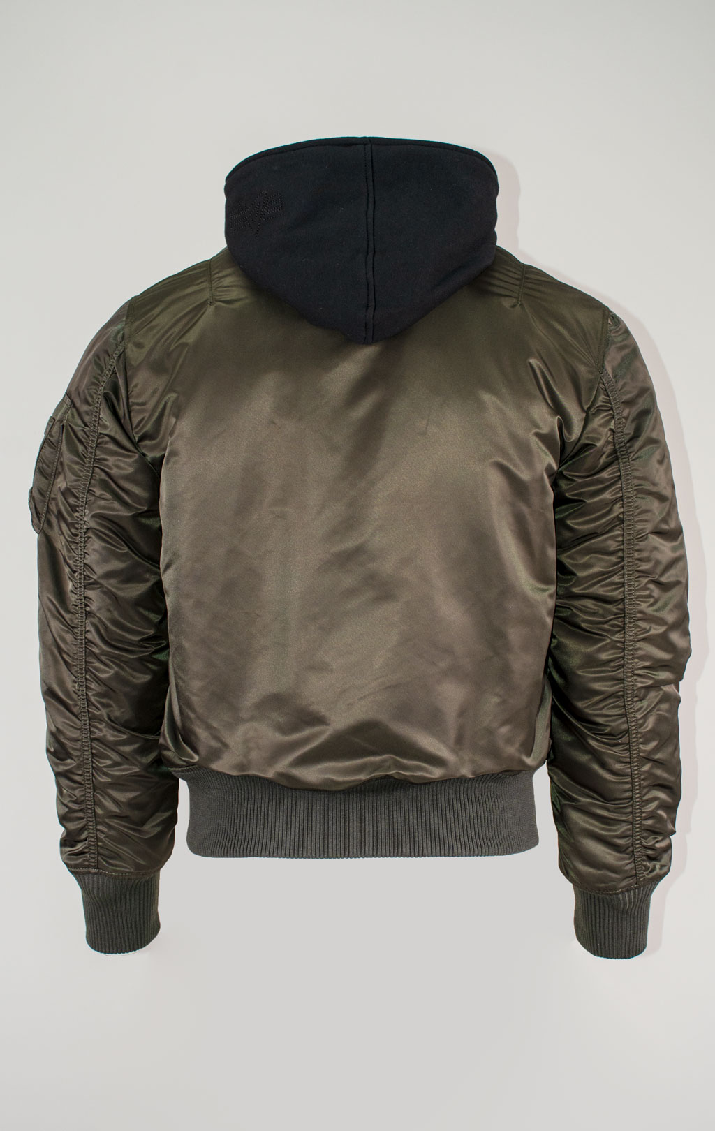 Куртка-бомбер лётная ALPHA INDUSTRIES D-Tec MA-1 black olive 