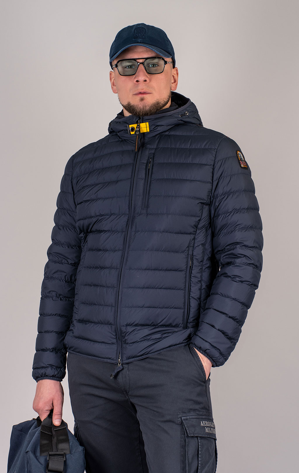 Куртка-пуховик лёгкая PARAJUMPERS LAST MINUTE SS 25 blue navy 