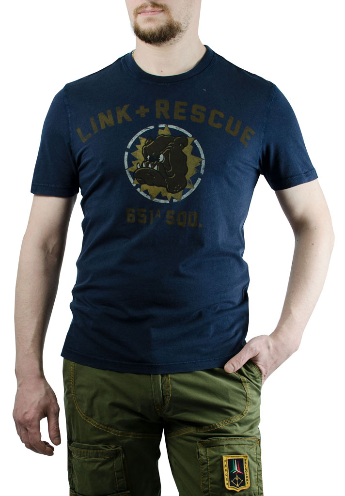 Футболка AERONAUTICA MILITARE blue navy (TS 1397) 