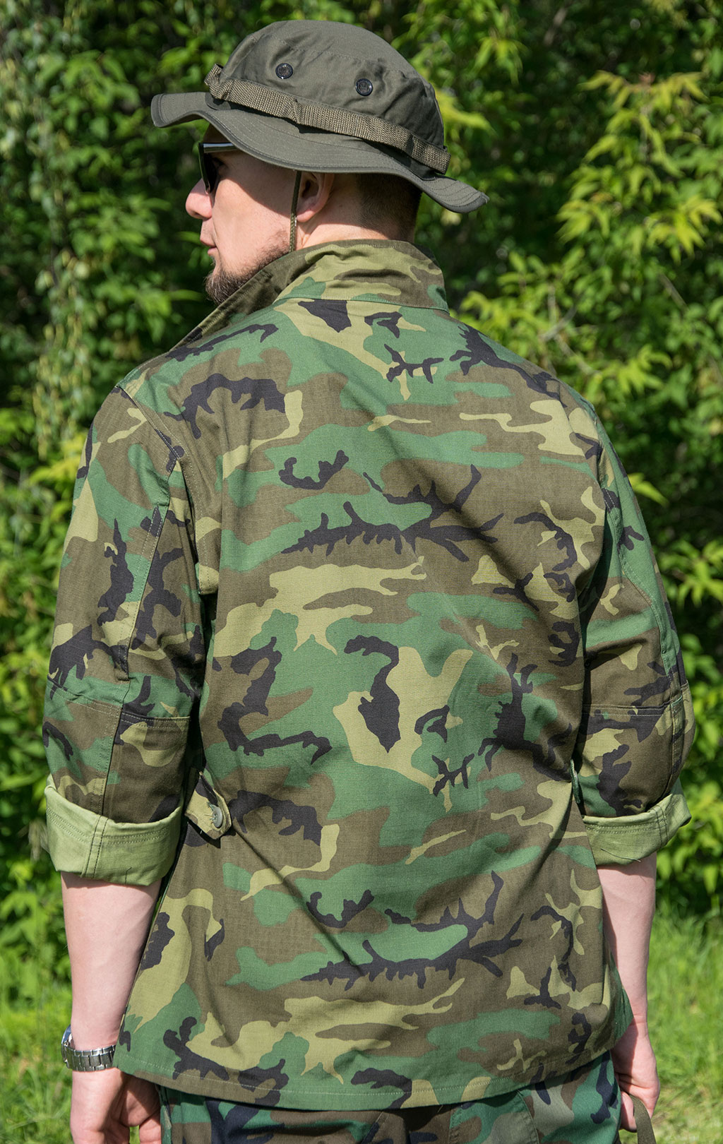 Китель полевой BDU хлопок Rip-Stop camo woodland США