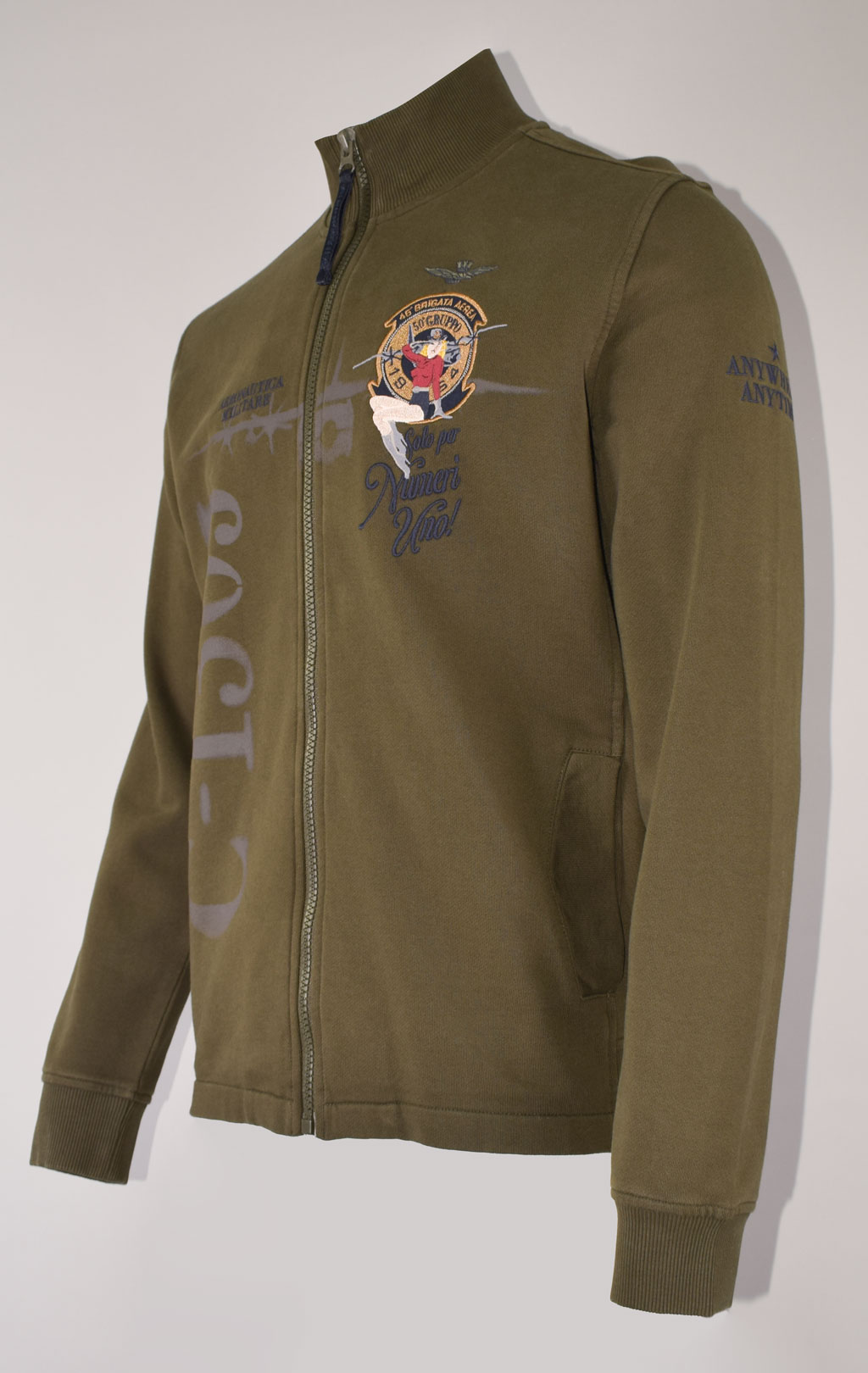 Олимпийка AERONAUTICA MILITARE FW 23/24/TR off green (FE 1802) 