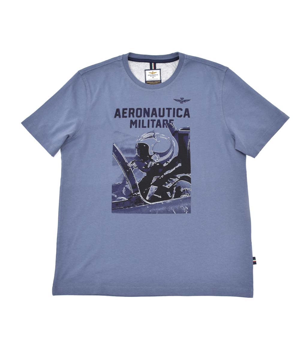 Футболка AERONAUTICA MILITARE FW 20/21/TR azul (TS 1781) 