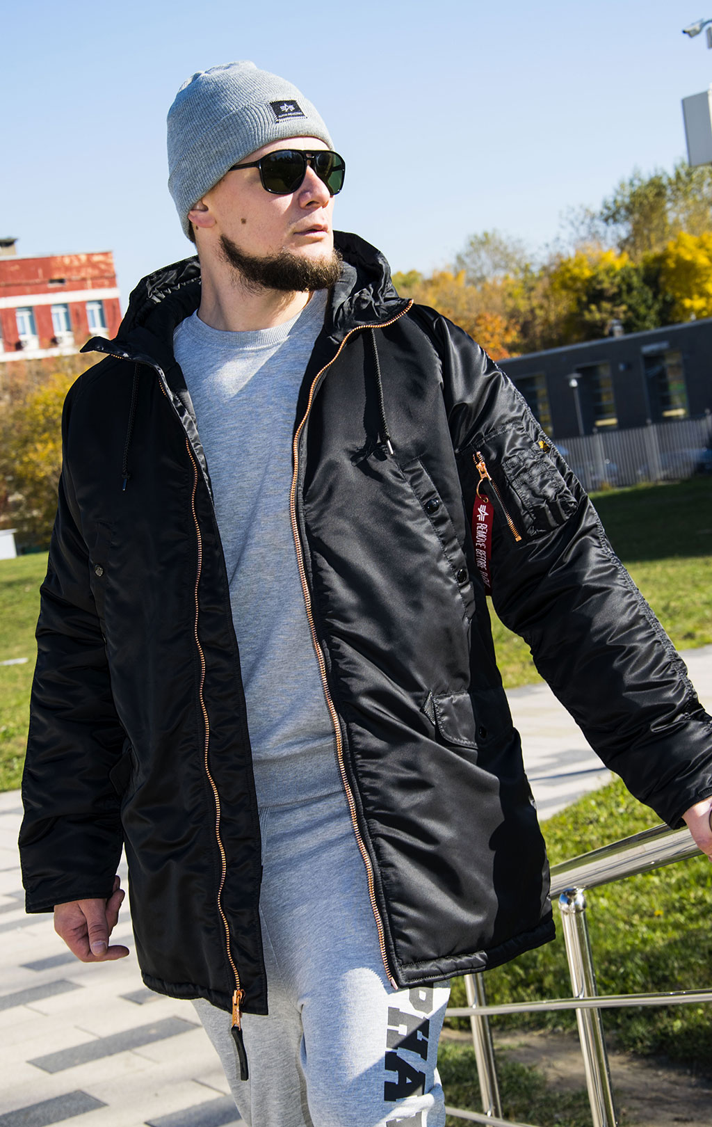 Аляска ALPHA INDUSTRIES PM N-3B black 