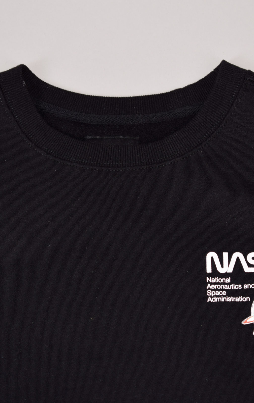 Свитшот ALPHA INDUSTRIES NASA COLUMBIA CREWNECK FW 21/22 black 