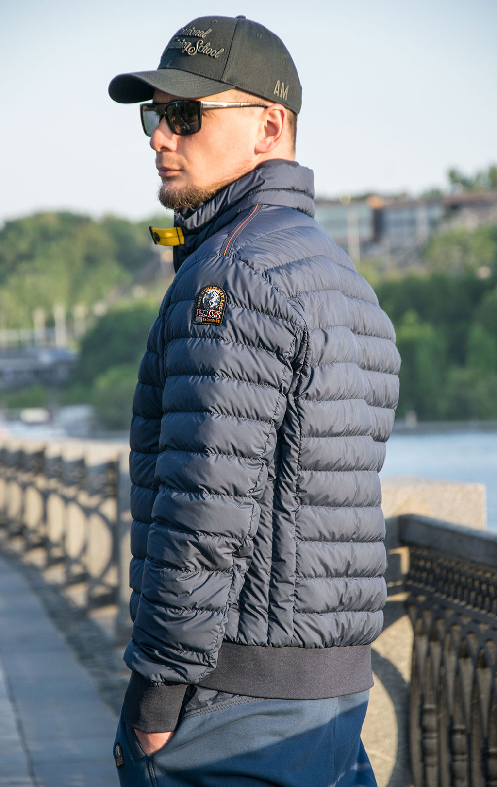 Куртка-пуховик лёгкая PARAJUMPERS ROLLAND SS 23 navy 