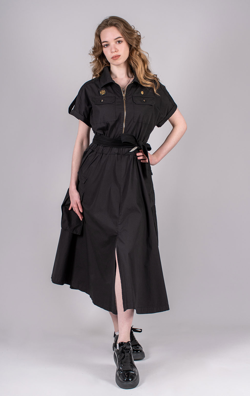 Женское платье AERONAUTICA MILITARE SS 25 m/IT nero (VE 104) 
