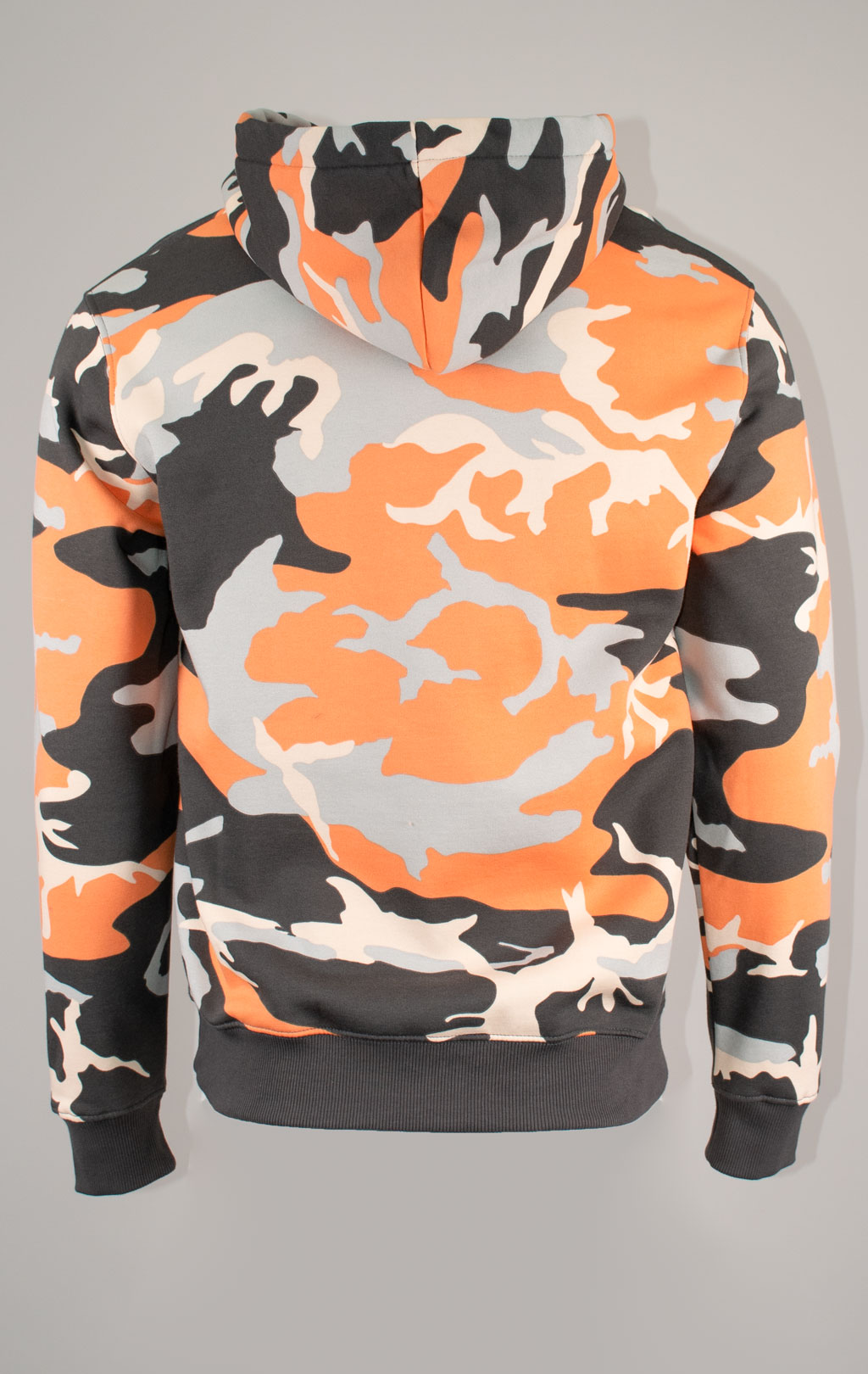Толстовка ALPHA INDUSTRIES BASIC HOODY orange grey camo 