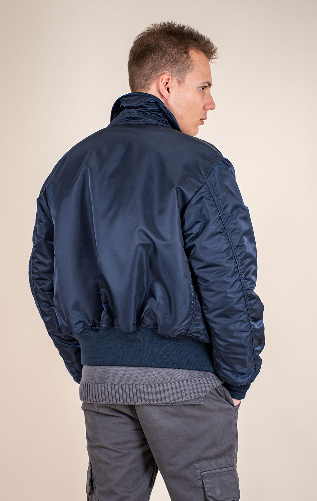Куртка лётная ALPHA INDUSTRIES CWU 45 HERITAGE rep. blue 