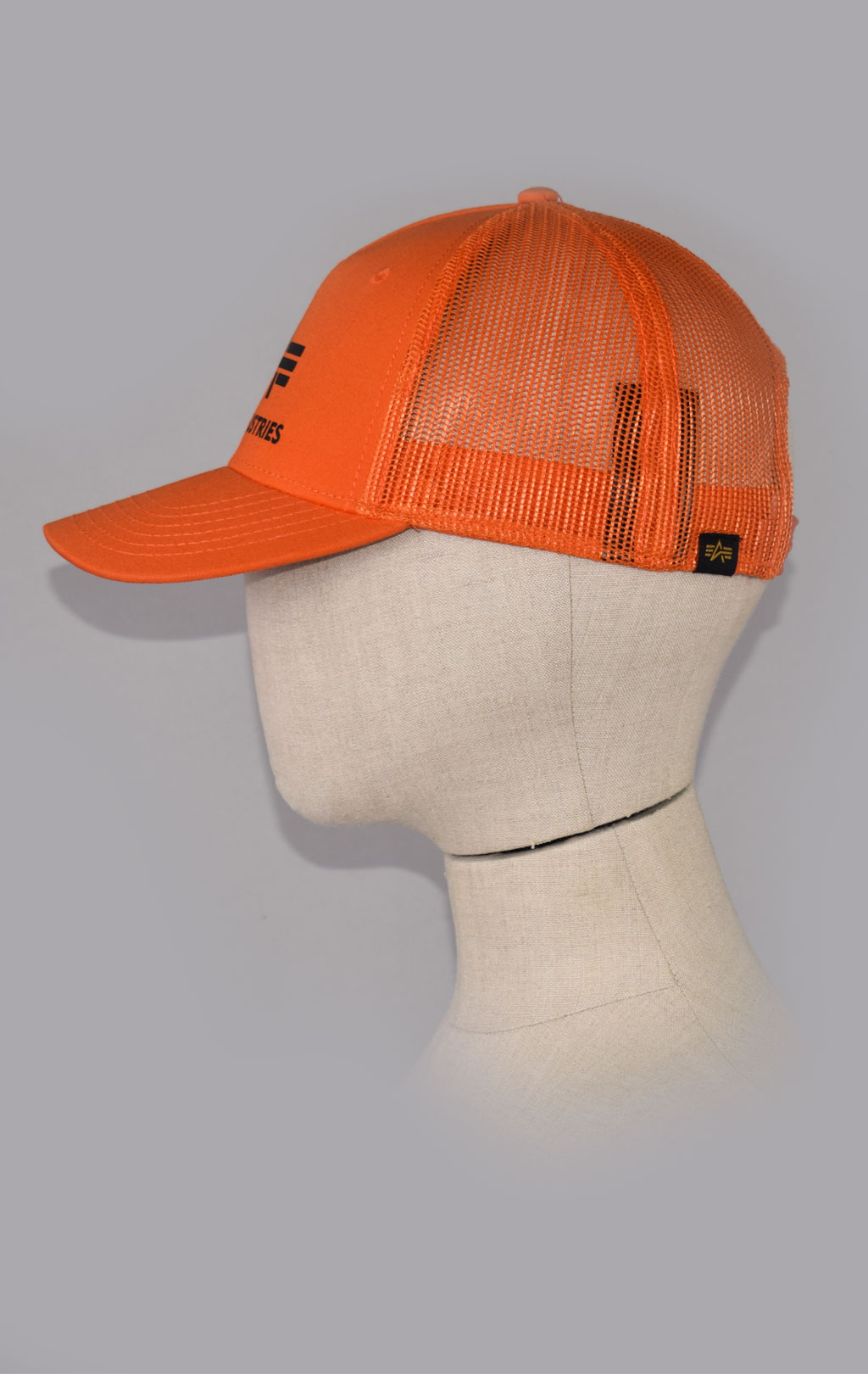 Бейсболка ALPHA INDUSTRIES BASIC TRUCKER CAP flame orange 