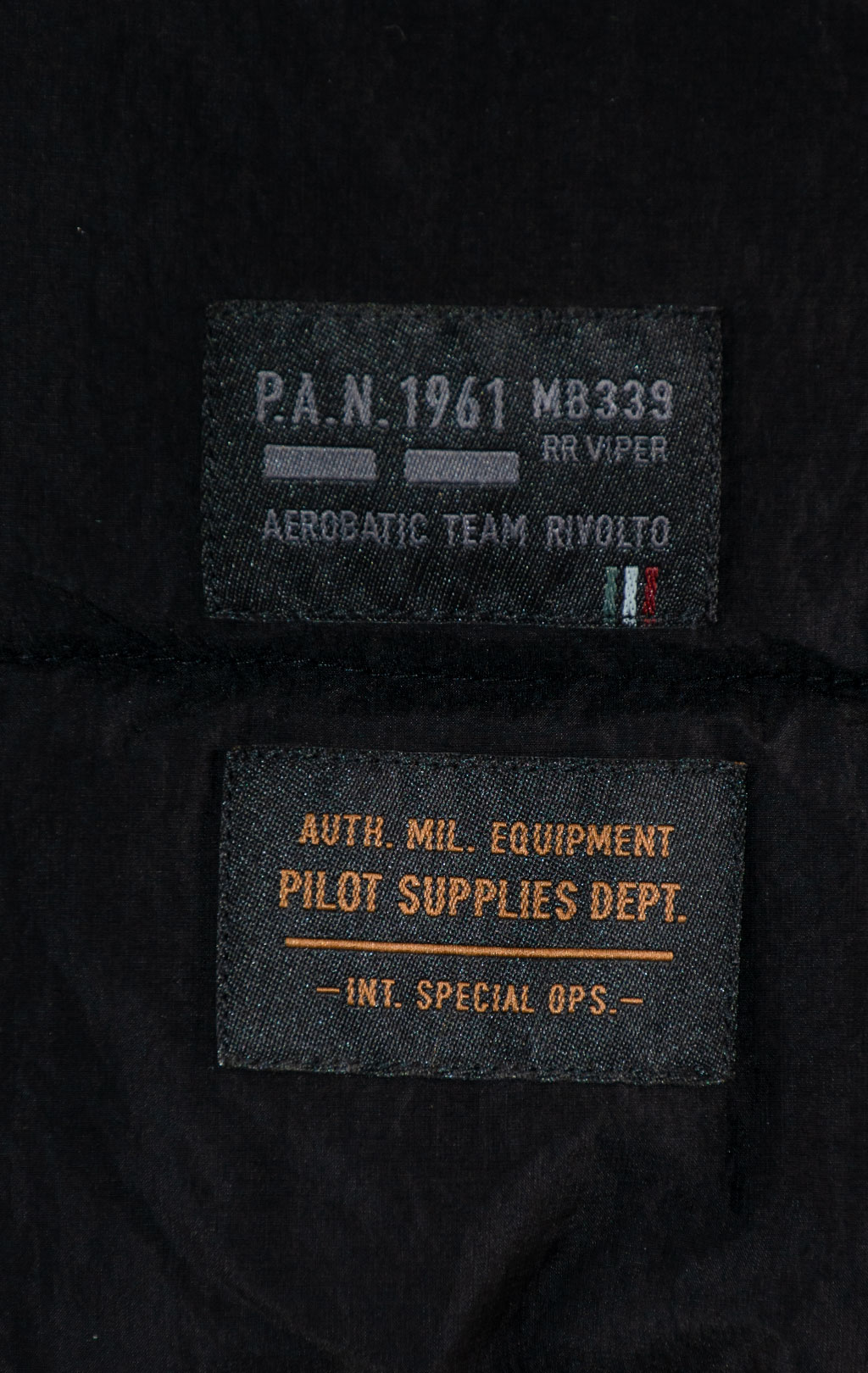 Жилет AERONAUTICA MILITARE FW 25/26/CN jet black (AB 3023) 