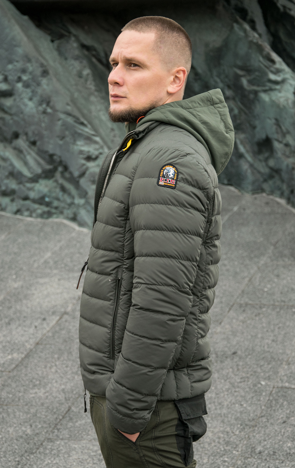 Куртка-пуховик лёгкая PARAJUMPERS UGO FW 21/22 sycamore 