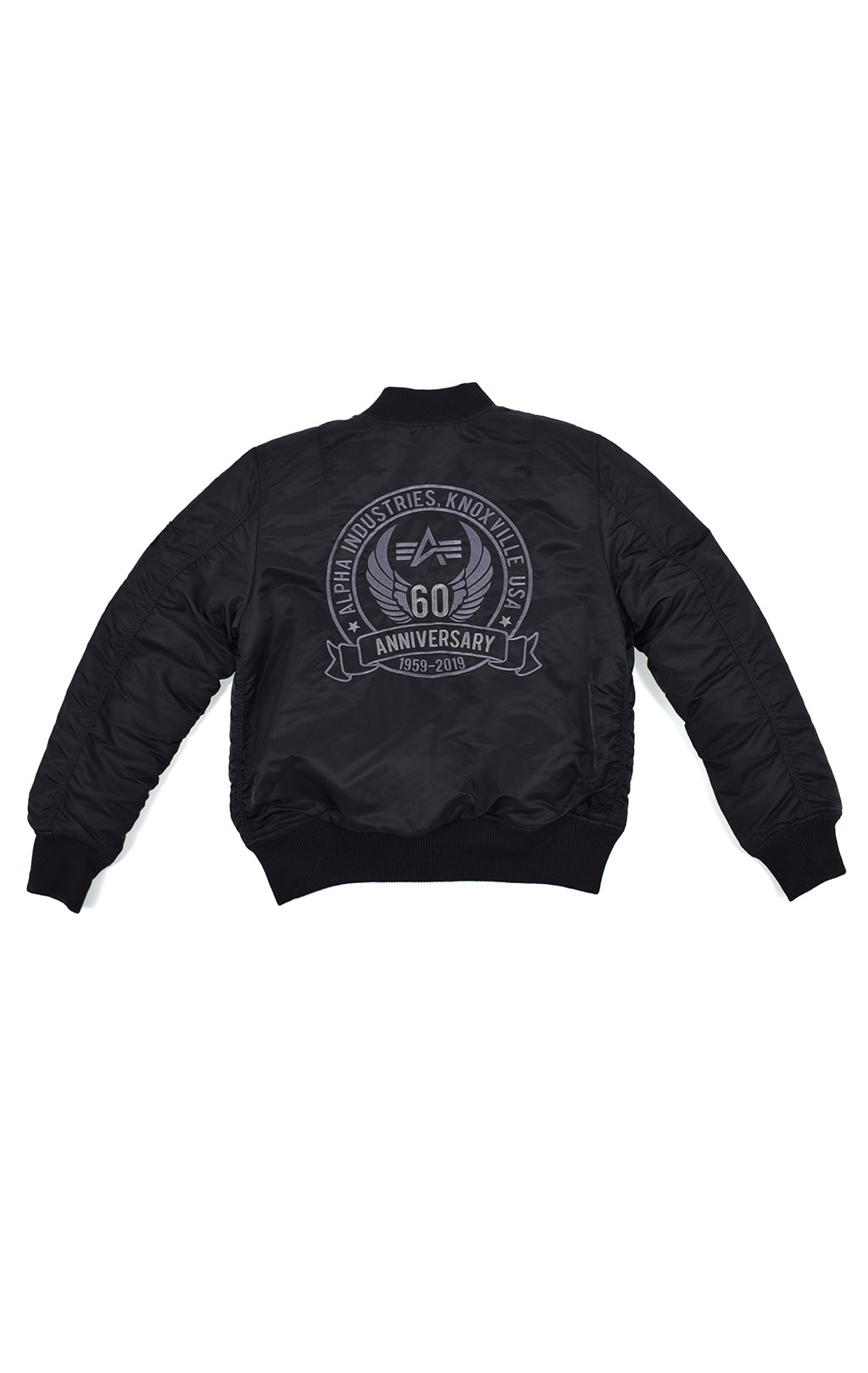 Бомбер ALPHA INDUSTRIES 60TH ANNIVERSARY MA-1 black 