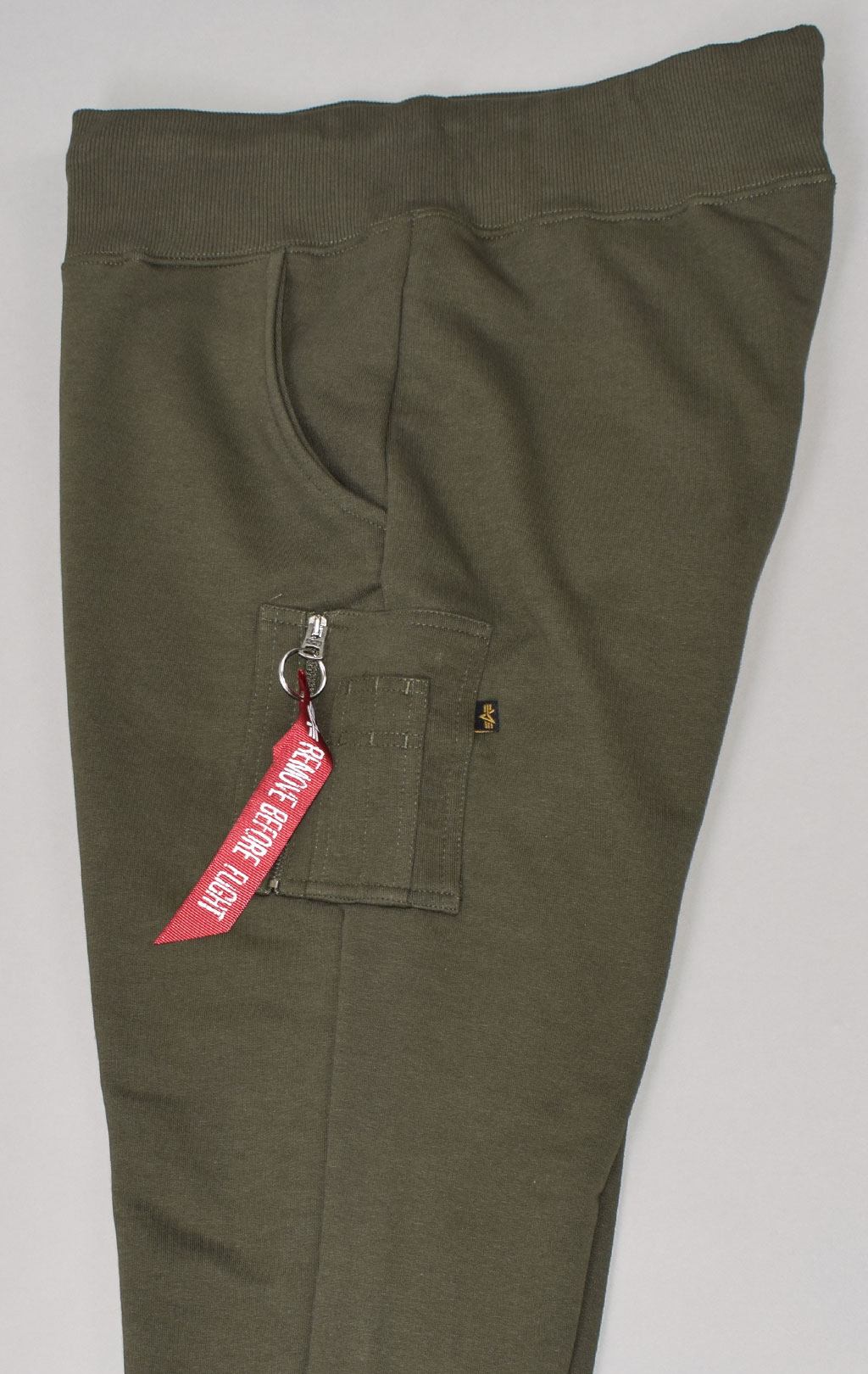 Брюки спортивные джоггеры ALPHA INDUSTRIES X-FIT SLIM CARGO dark green 