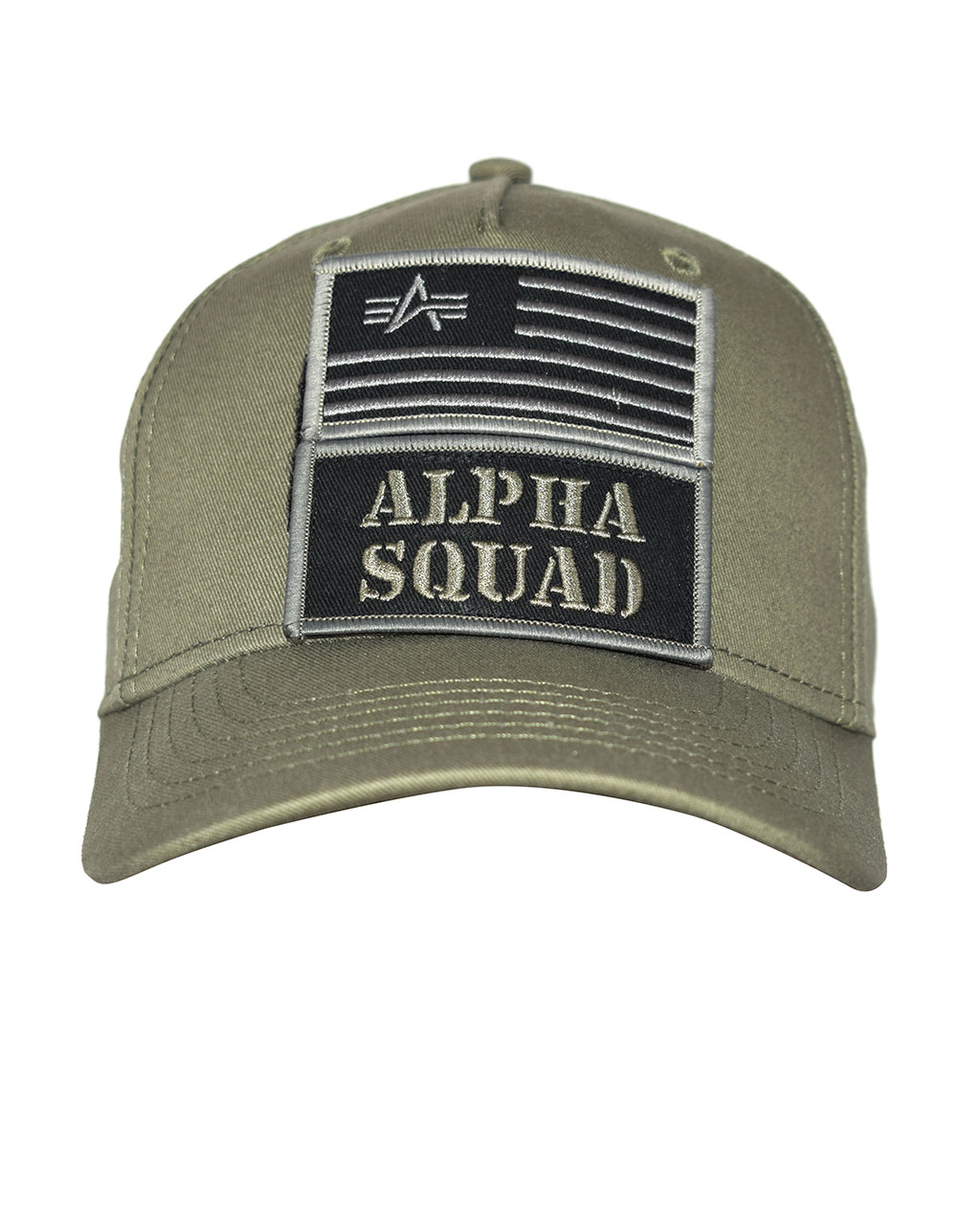 Бейсболка ALPHA INDUSTRIES VELCRO PATCH CAP dark green 