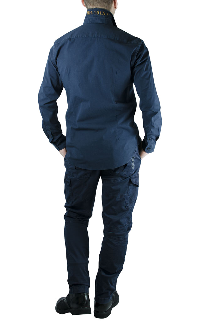 Рубашка AERONAUTICA MILITARE blue navy (CA 1008) 