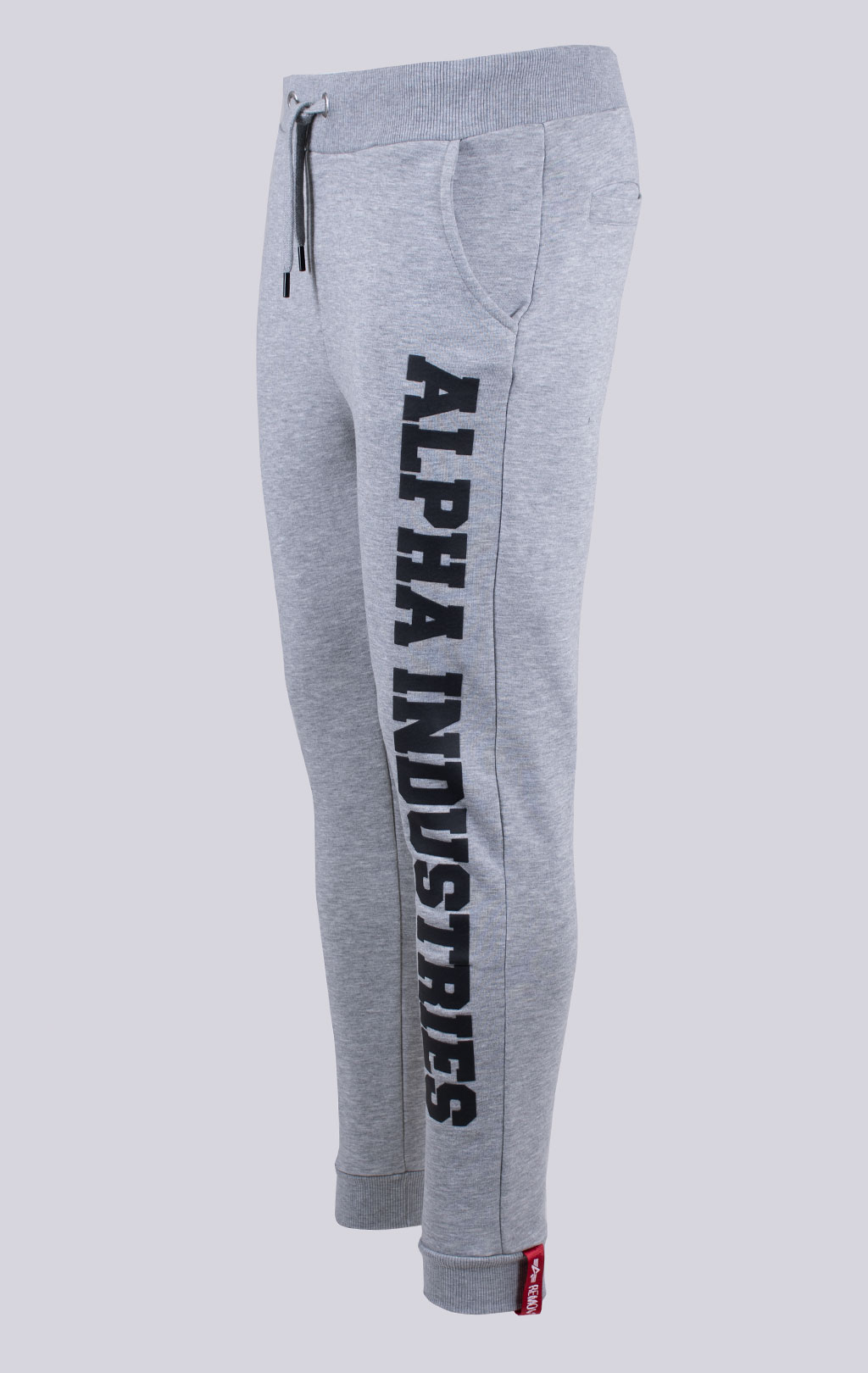 Брюки спортивные джоггеры ALPHA INDUSTRIES BIG LETTERS JOGGER grey heather 