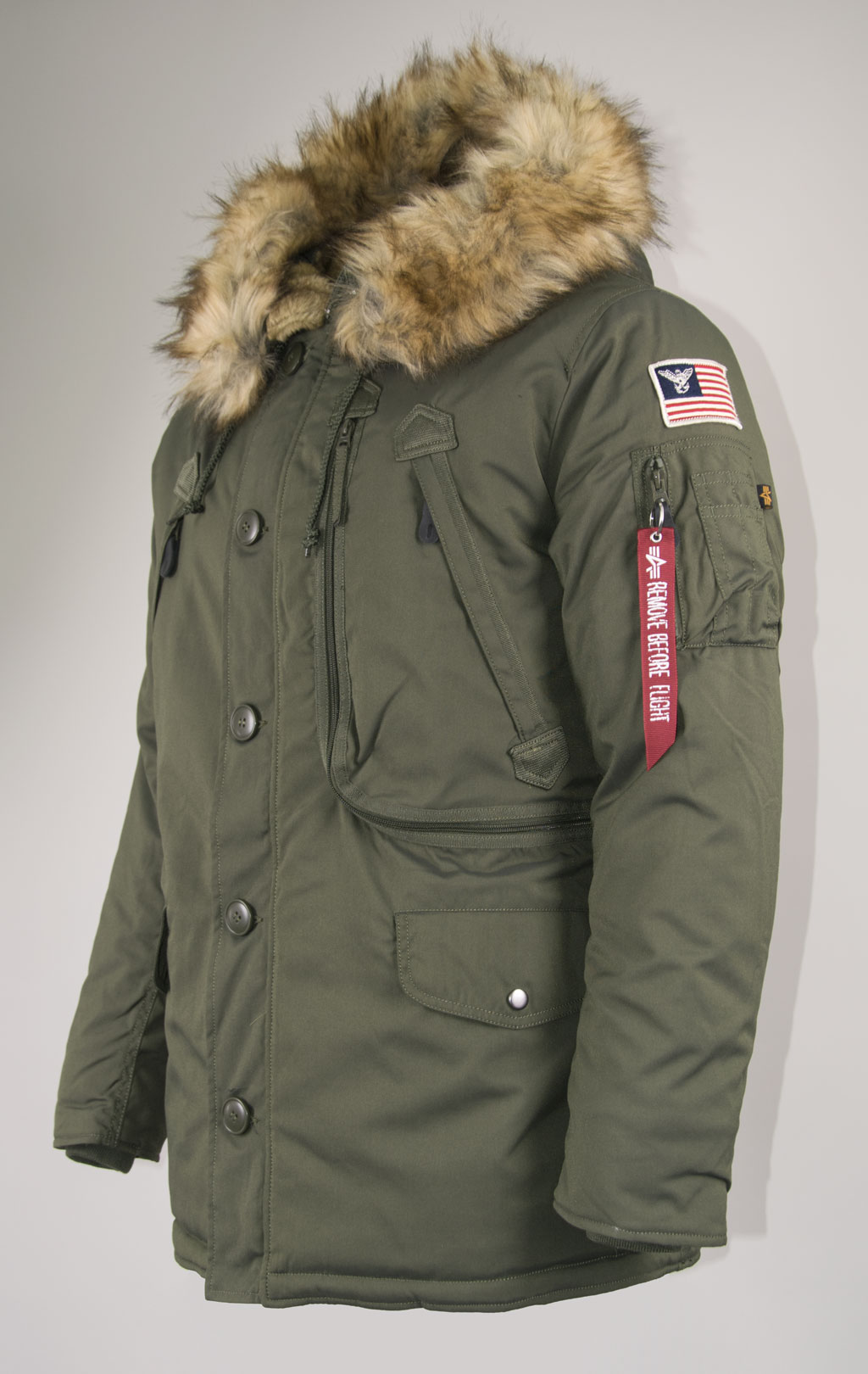 Аляска ALPHA INDUSTRIES POLAR dark green 