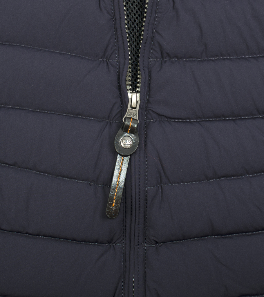 Куртка-пуховик лёгкая PARAJUMPERS MASON blue black 