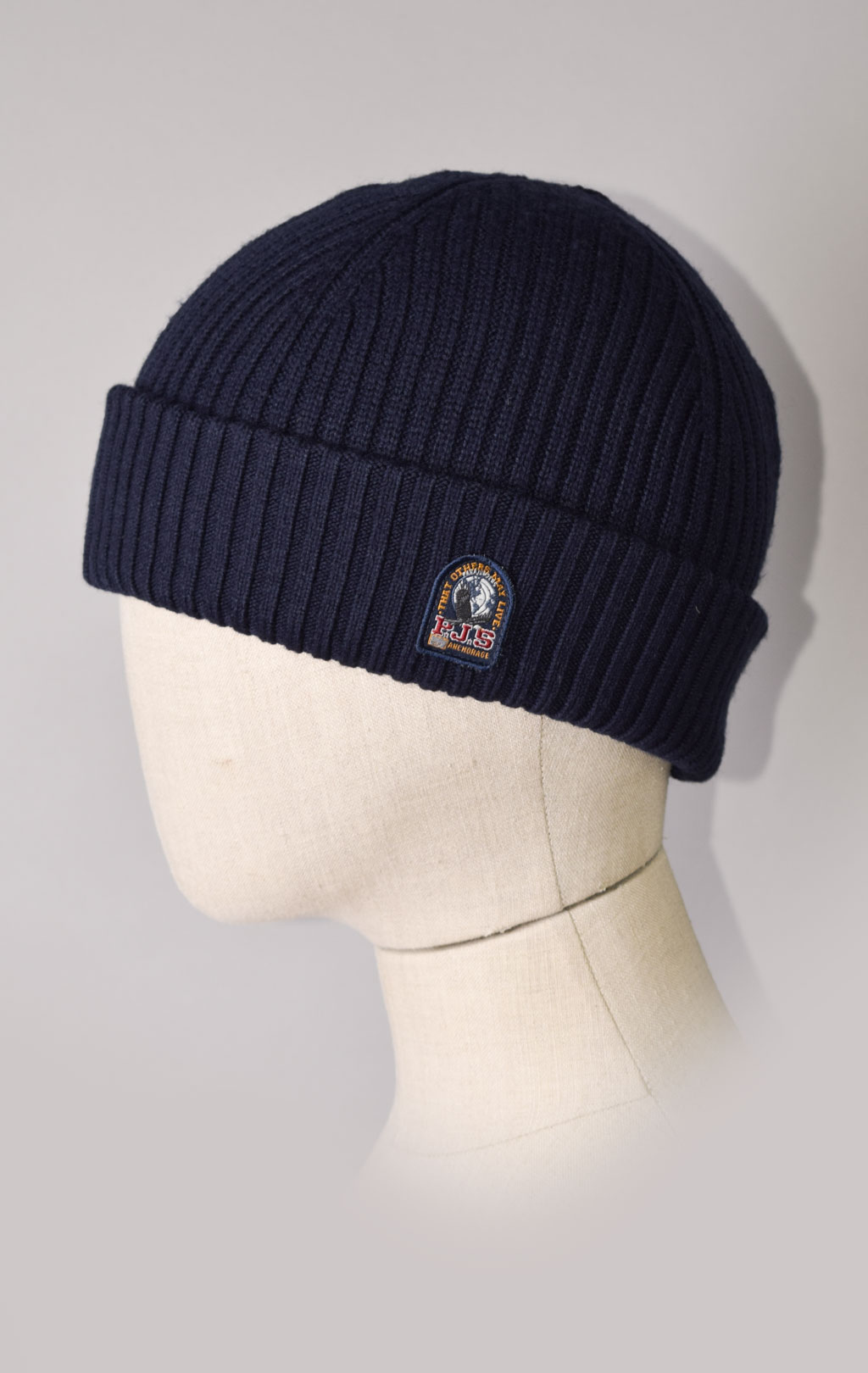 Шапка вязаная PARAJUMPERS RIB HAT FW 23/24 navy 