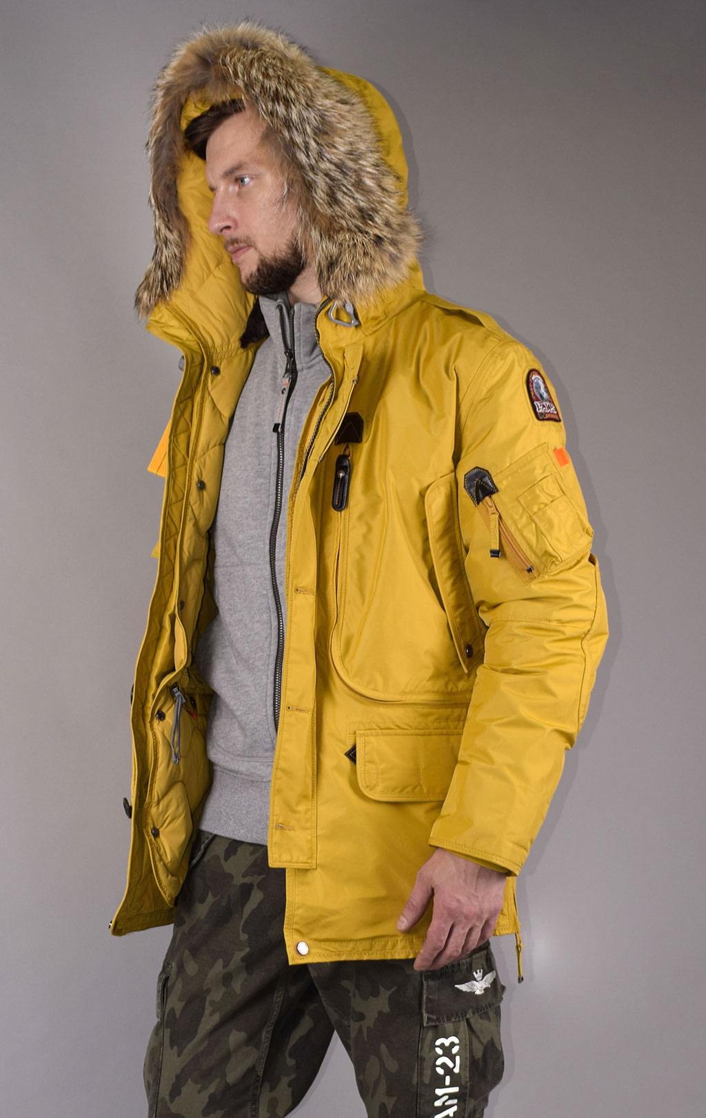 Аляска-пуховик PARAJUMPERS KODIAK FW 19/20 mustard 