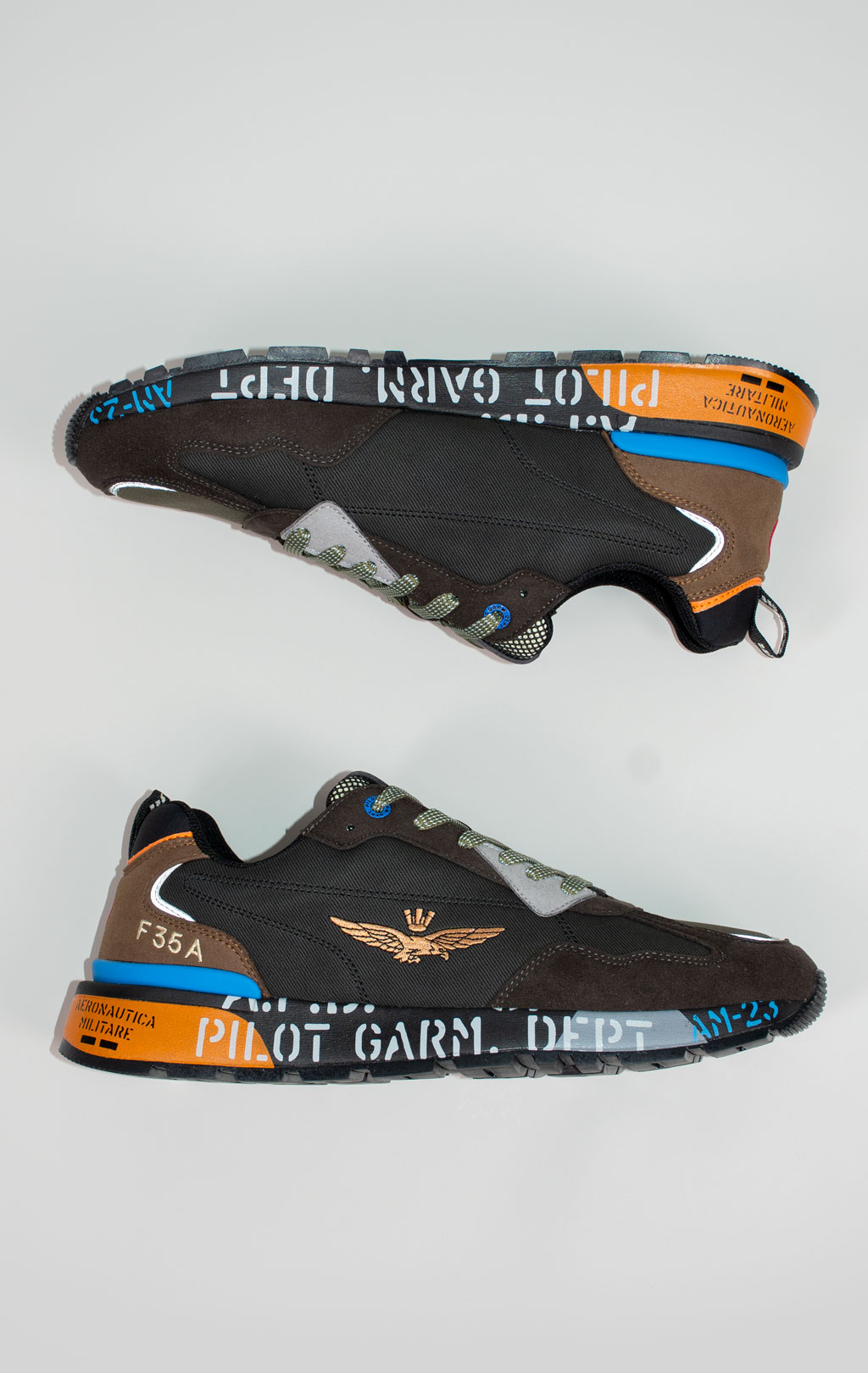 Кроссовки AERONAUTICA MILITARE (SC 0276) FW 25/26/CN multicolor/black/sabbia 