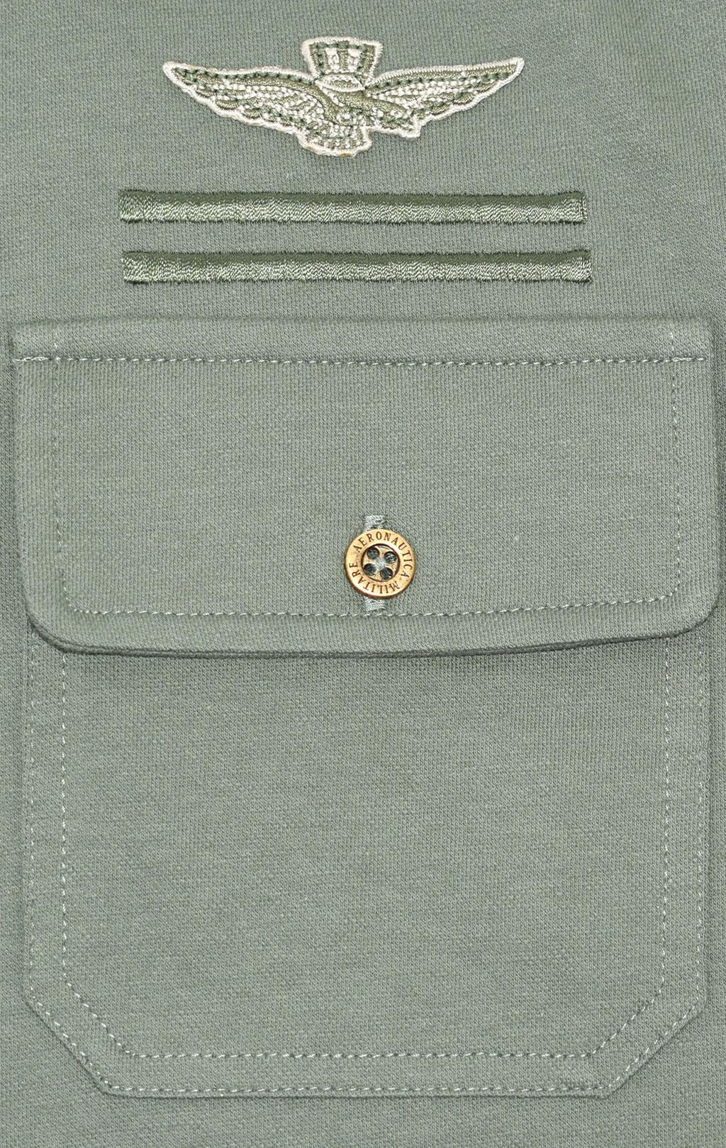Женская футболка-поло AERONAUTICA MILITARE SS 20/PT salvia (PO 1459) 