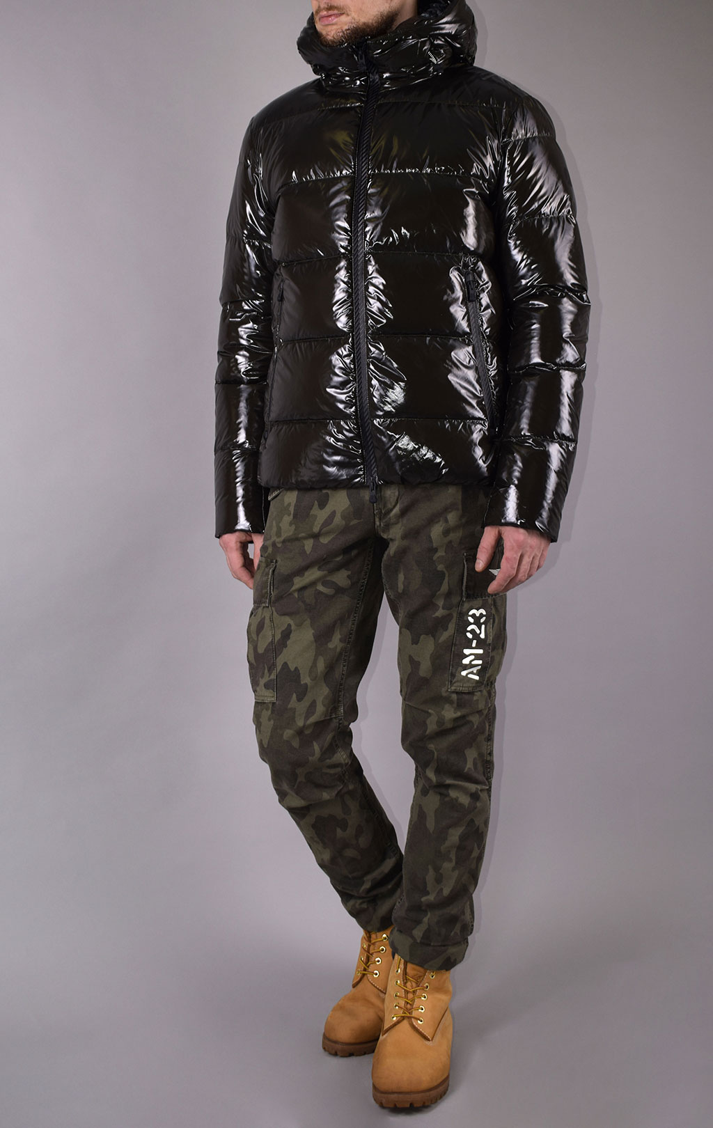 Куртка-пуховик PEOPLE OF SHIBUYA DUVE FW 19/20 army olive 