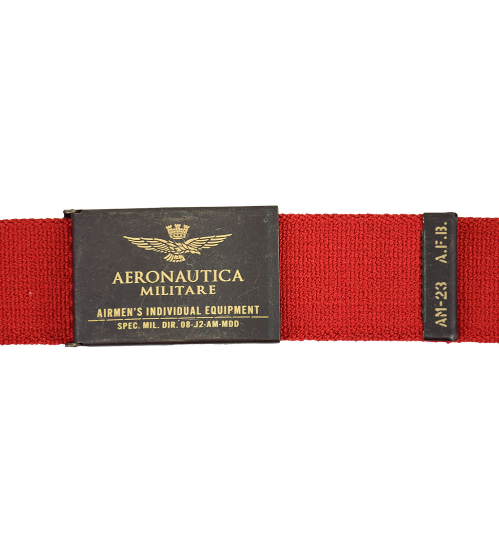 Ремень эластичный AERONAUTICA MILITARE SS19 rosso sport (CI 246) 