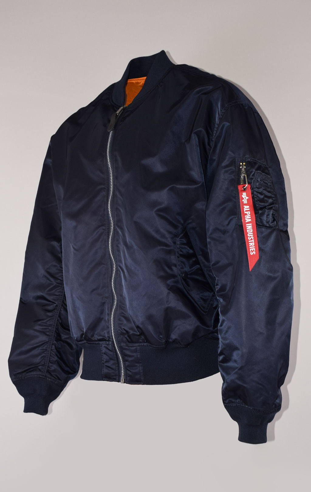 Ветровка-бомбер лётная ALPHA INDUSTRIES LOOSE FLIGHT JACKET L-2B SS 22 m replica blue 