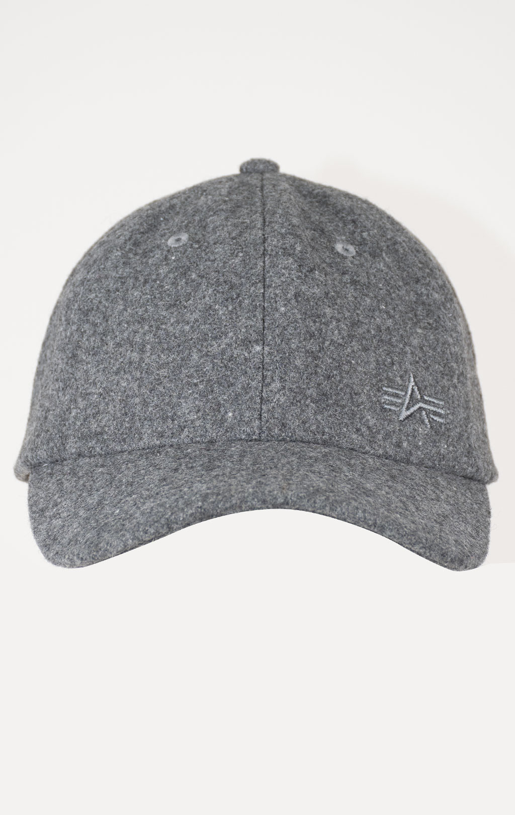 Бейсболка ALPHA INDUSTRIES ALPHA WOOL CAP FW 24/25 dark charcoal heather 