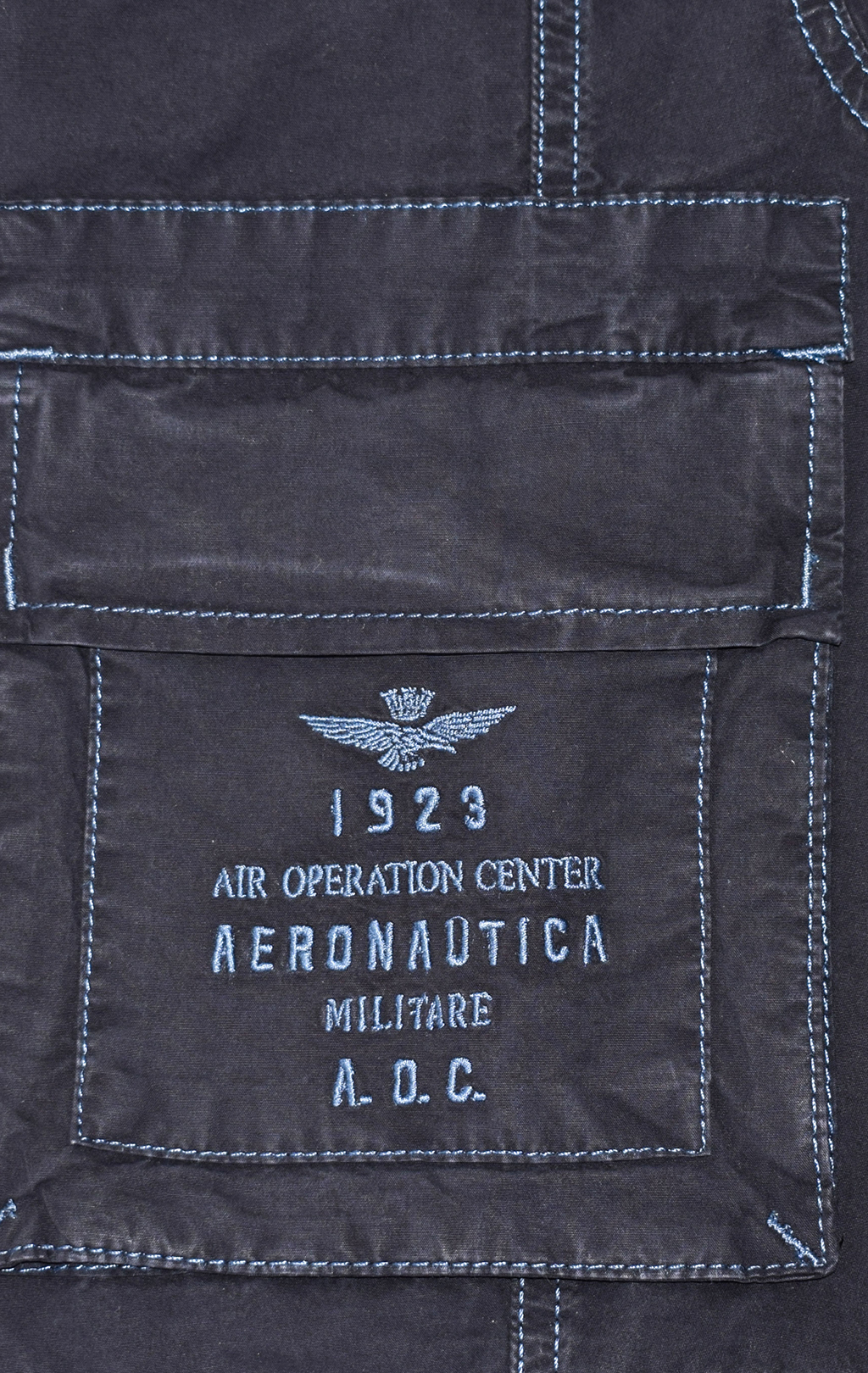 Брюки-карго AERONAUTICA MILITARE big size SS 21/AL blue black (PA 1432) 