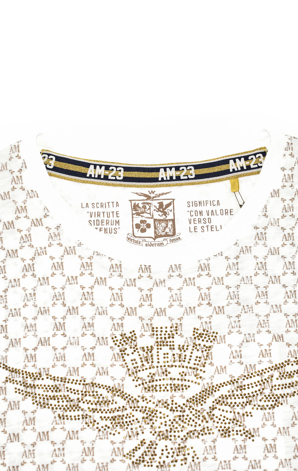 Женская футболка AERONAUTICA MILITARE SS 20/PT bianco (TS 1741) 