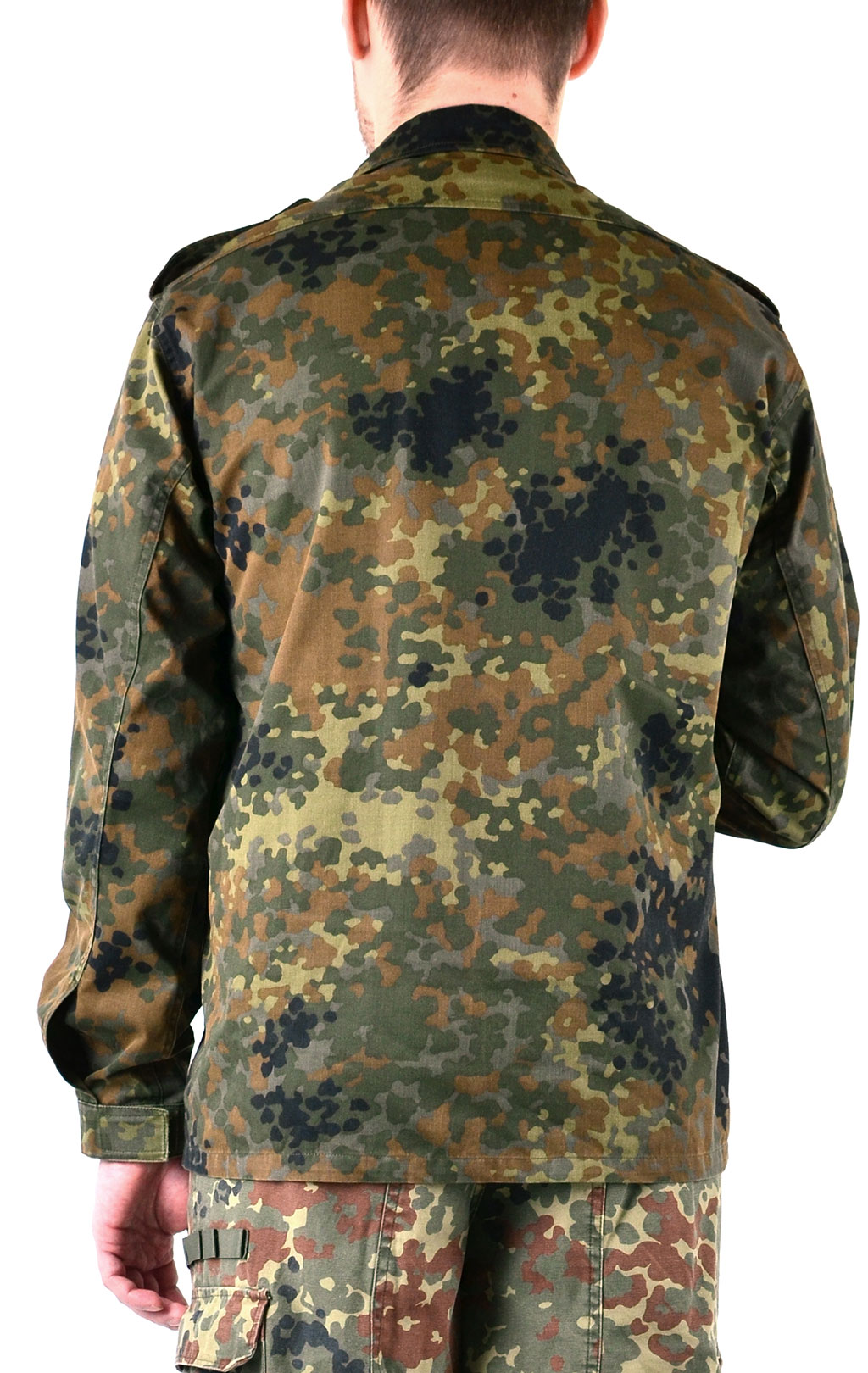 Китель полевой с сеткой flecktarn б/у Германия