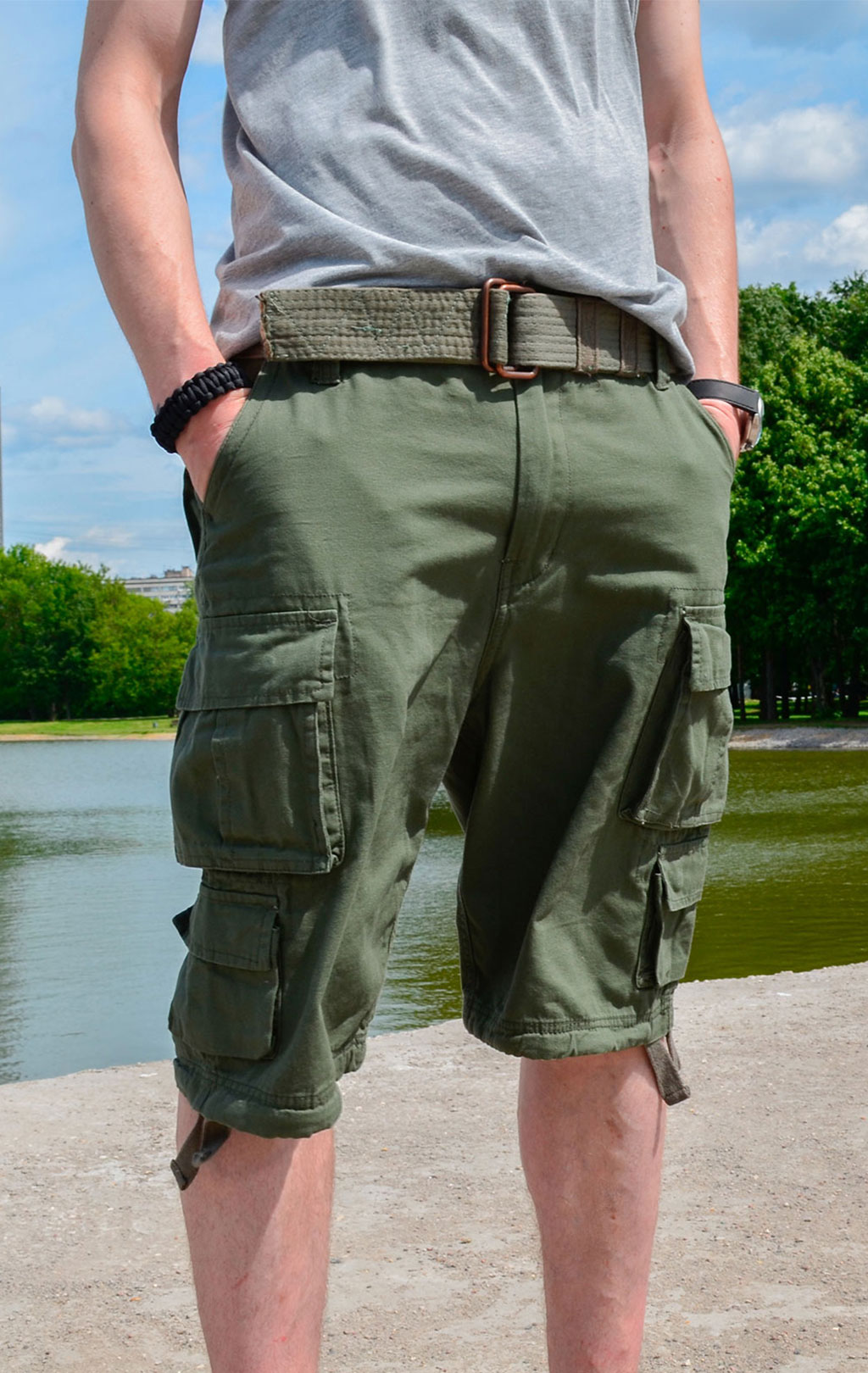 Шорты Surplus DIVISION big size olive 