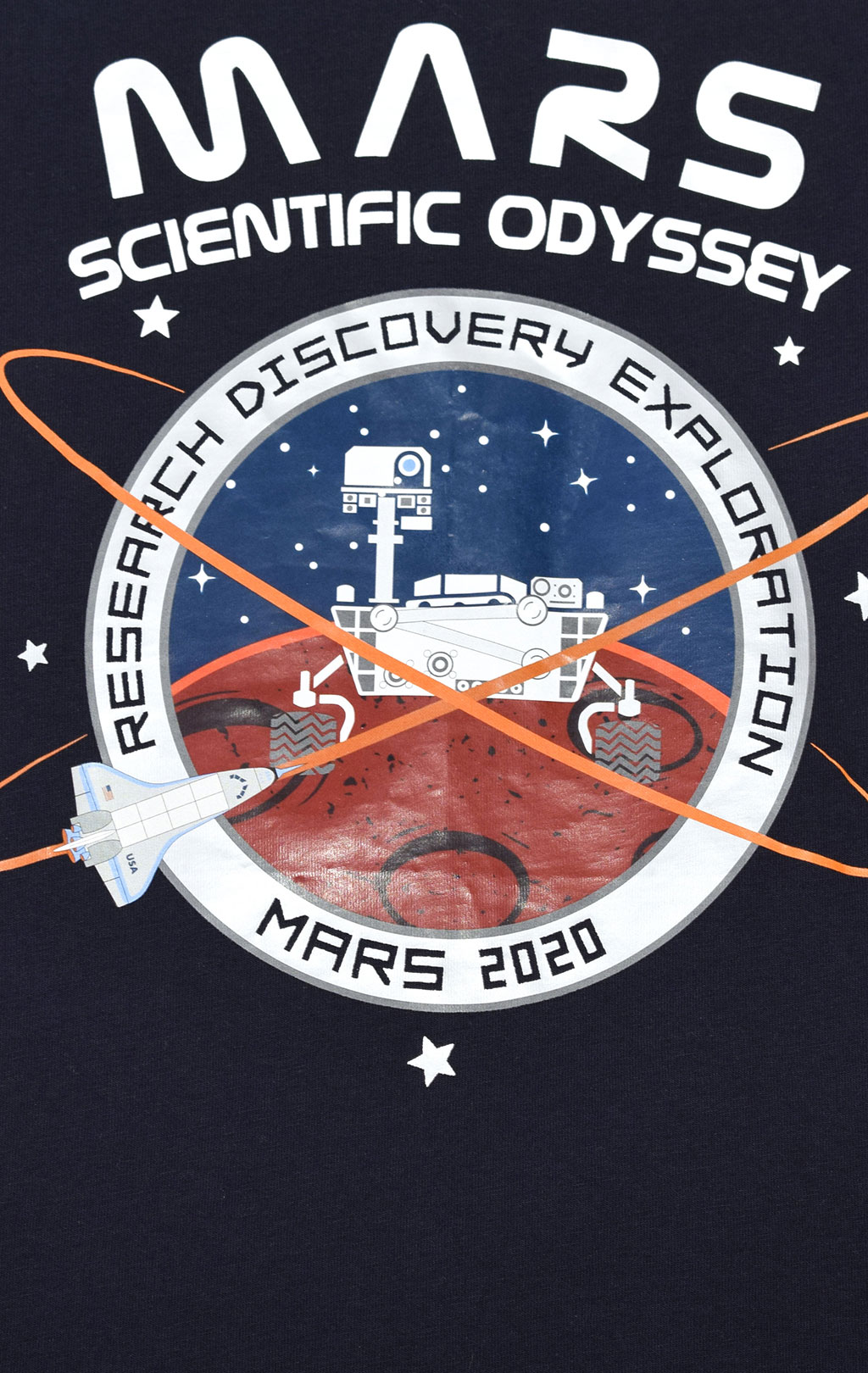 Детская футболка ALPHA INDUSTRIES NASA MISSION TO MARS T rep. blue 