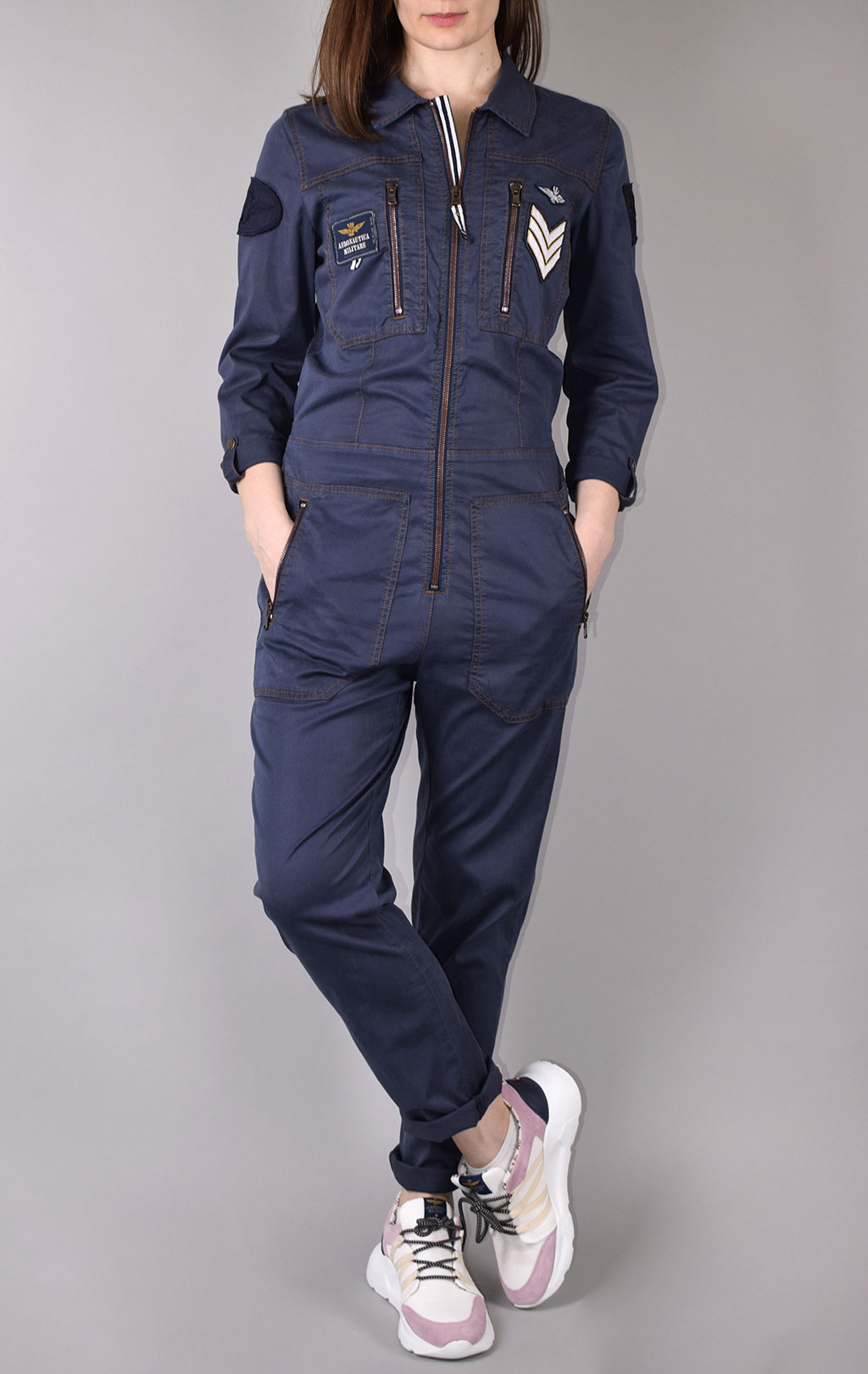 Женский комбинезон AERONAUTICA MILITARE SS 20/AL blue navy (TU 080) 