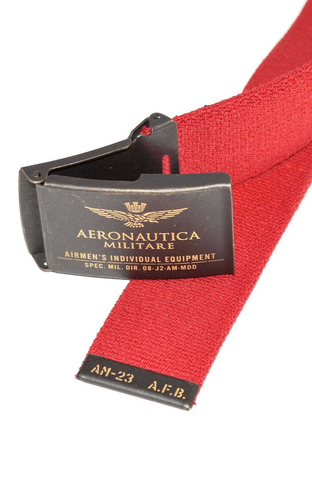 Ремень эластичный AERONAUTICA MILITARE SS 21/IT rosso (CI 261) 