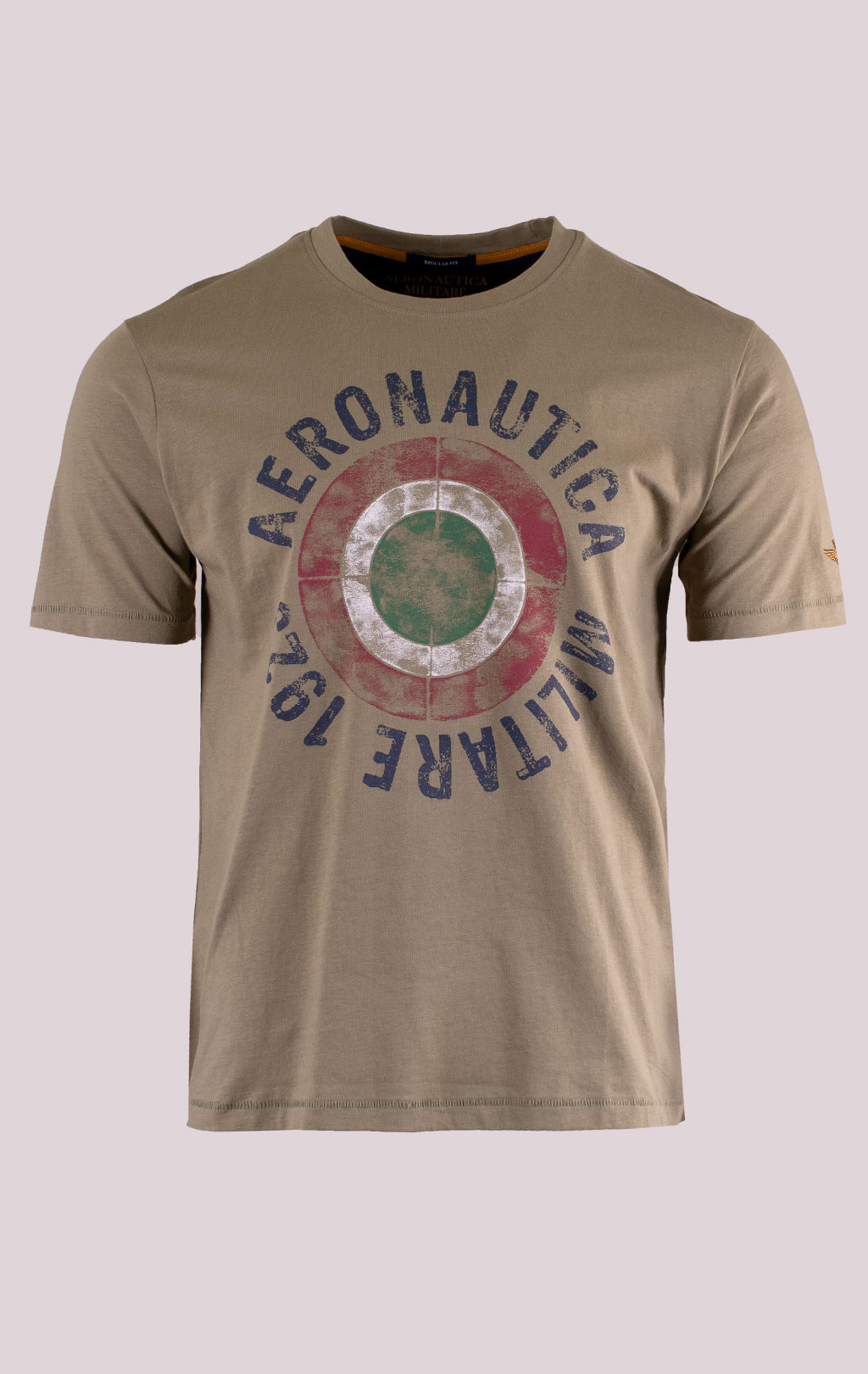 Футболка AERONAUTICA MILITARE big size SS 26/BD lichen green (TS 2538) 