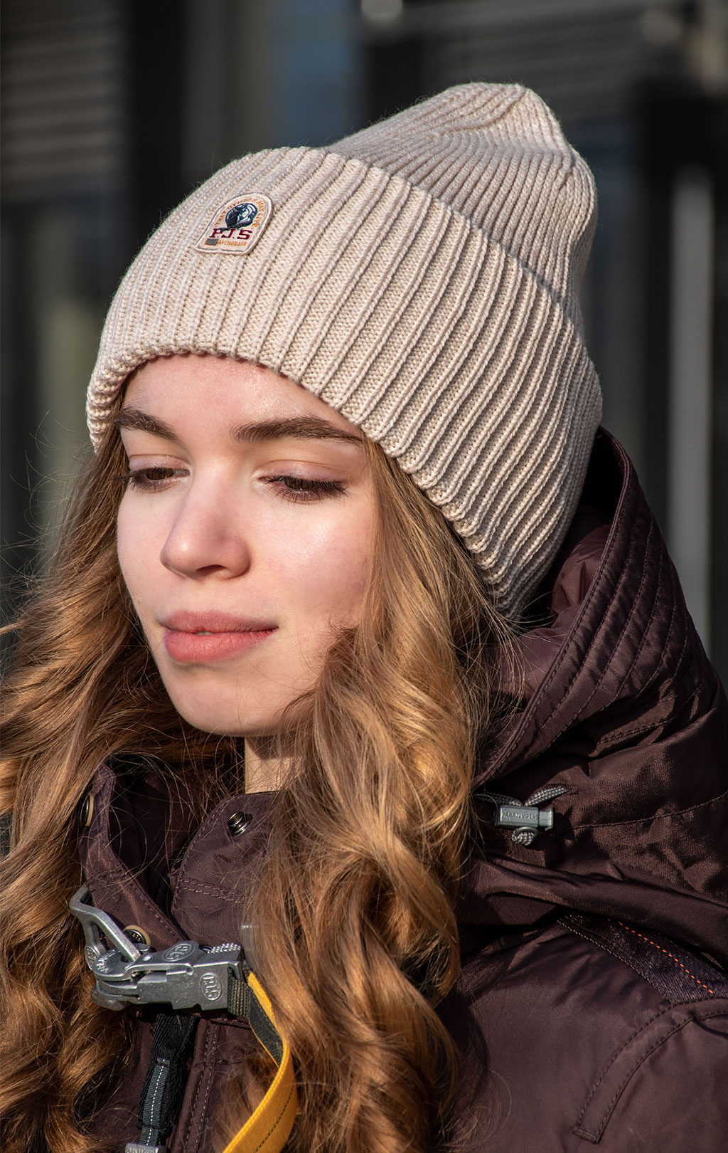 Шапка вязаная PARAJUMPERS STREET HAT FW 24/25 purity 