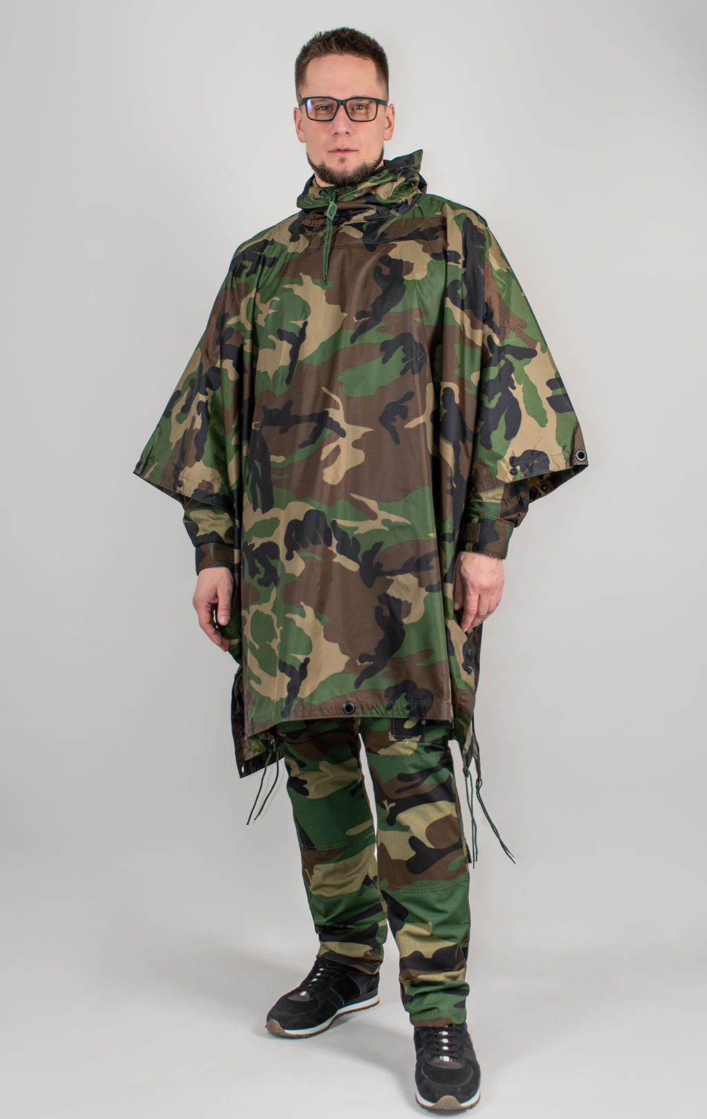 Пончо CORP camo woodland 