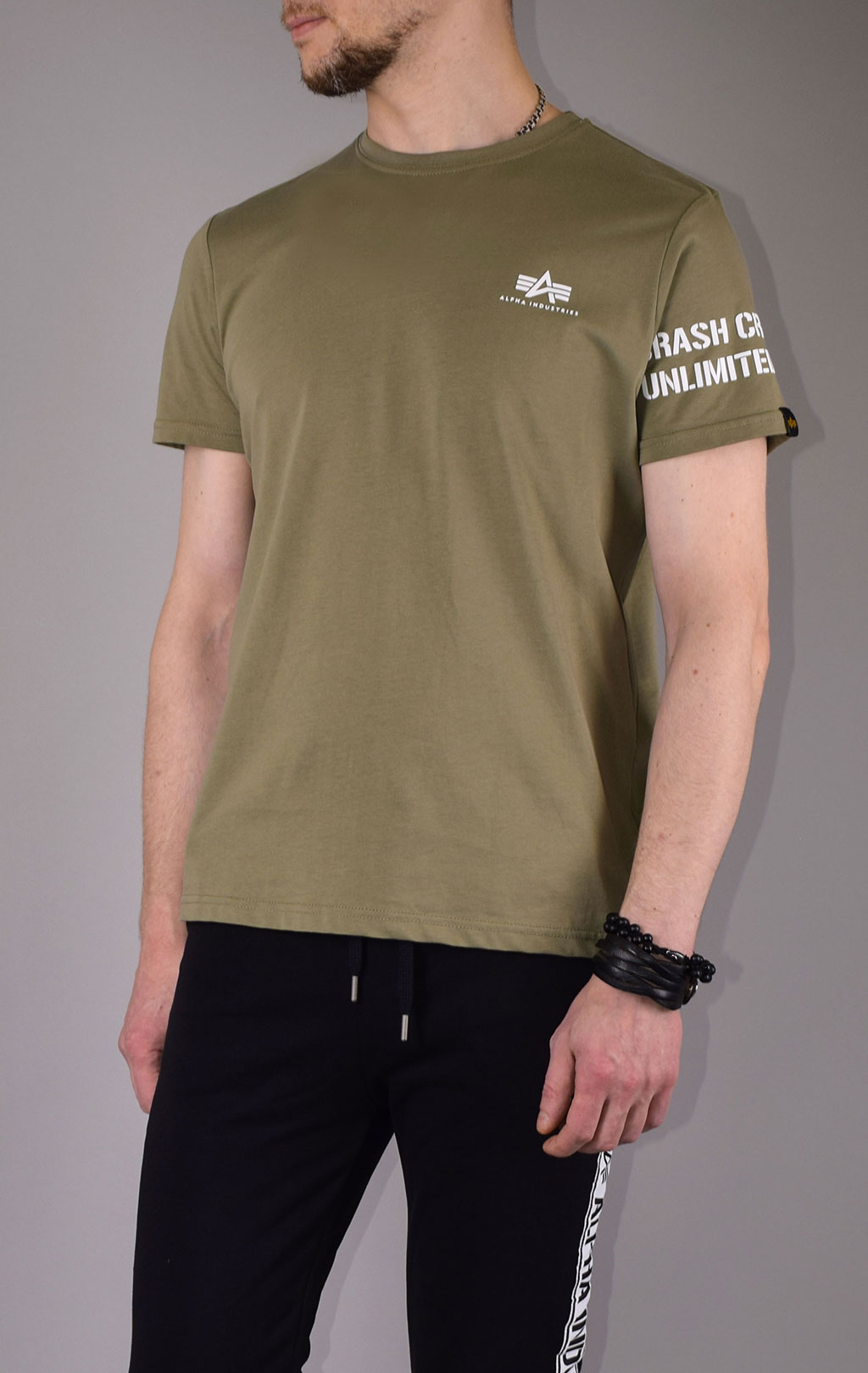 Футболка ALPHA INDUSTRIES UNLIMITED olive 