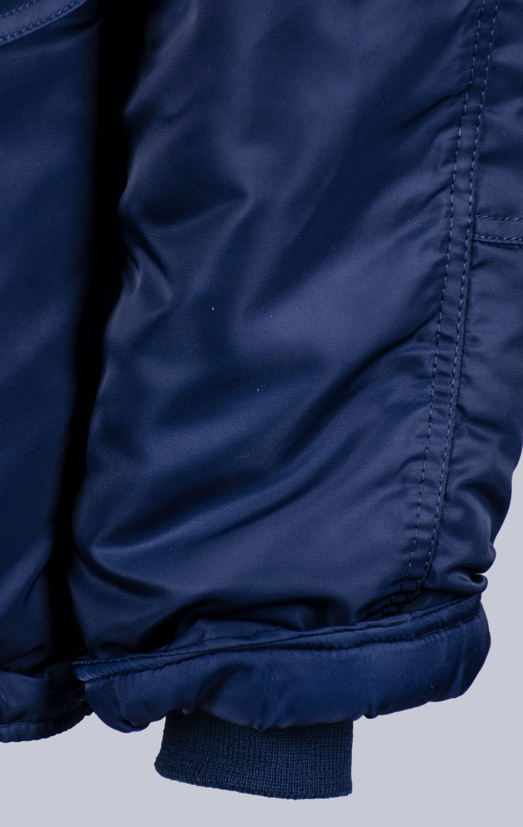 Аляска ALPHA INDUSTRIES CLASSIC N-3B натур. мех rep. blue 